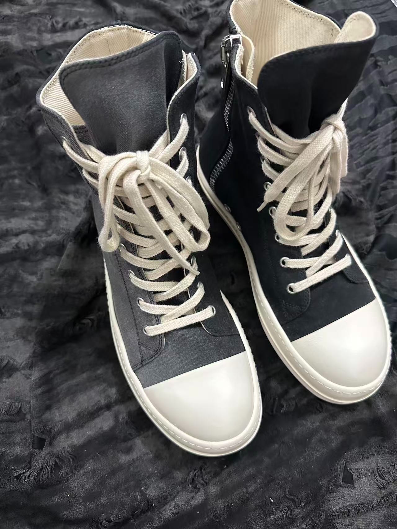 Rick Owens DRKSHDW High-Top Shoes — detail