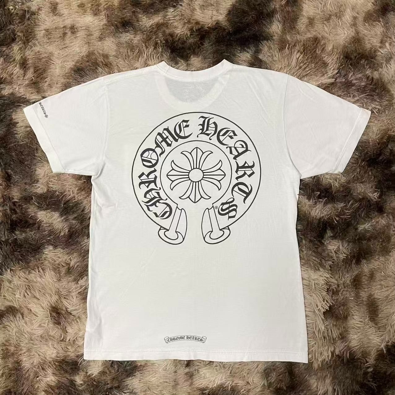 Chrome Hearts White Short Sleeve T-Shirt — front