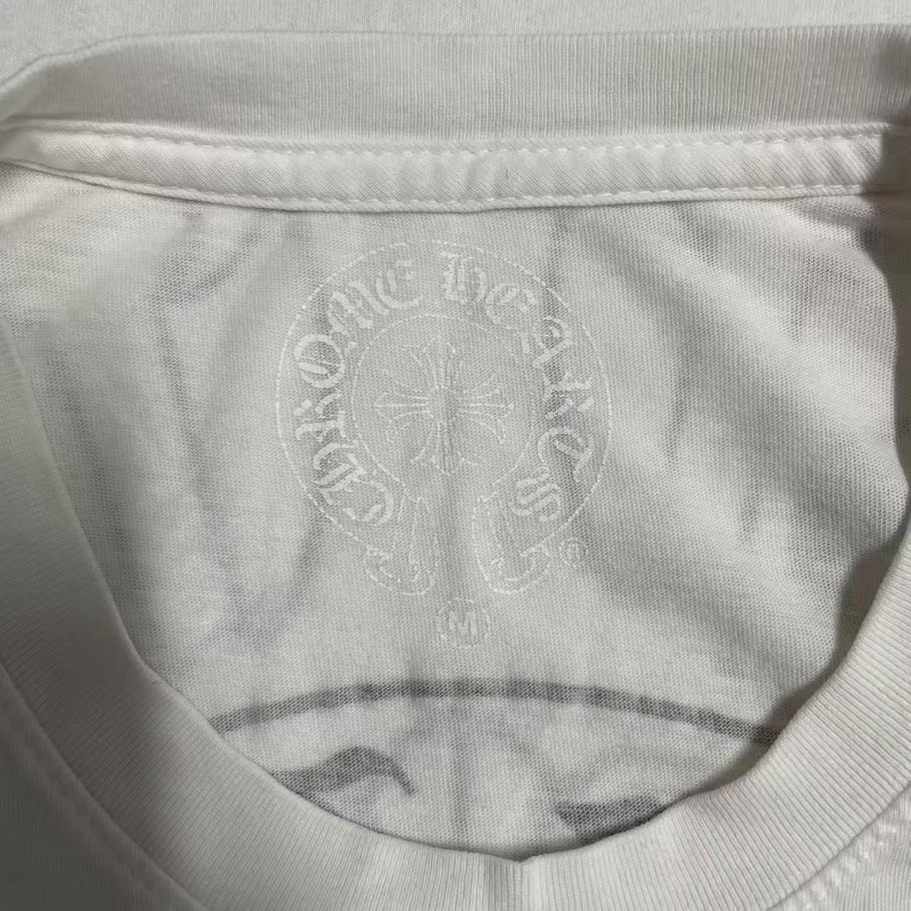 Chrome Hearts White Short Sleeve T-Shirt — detail