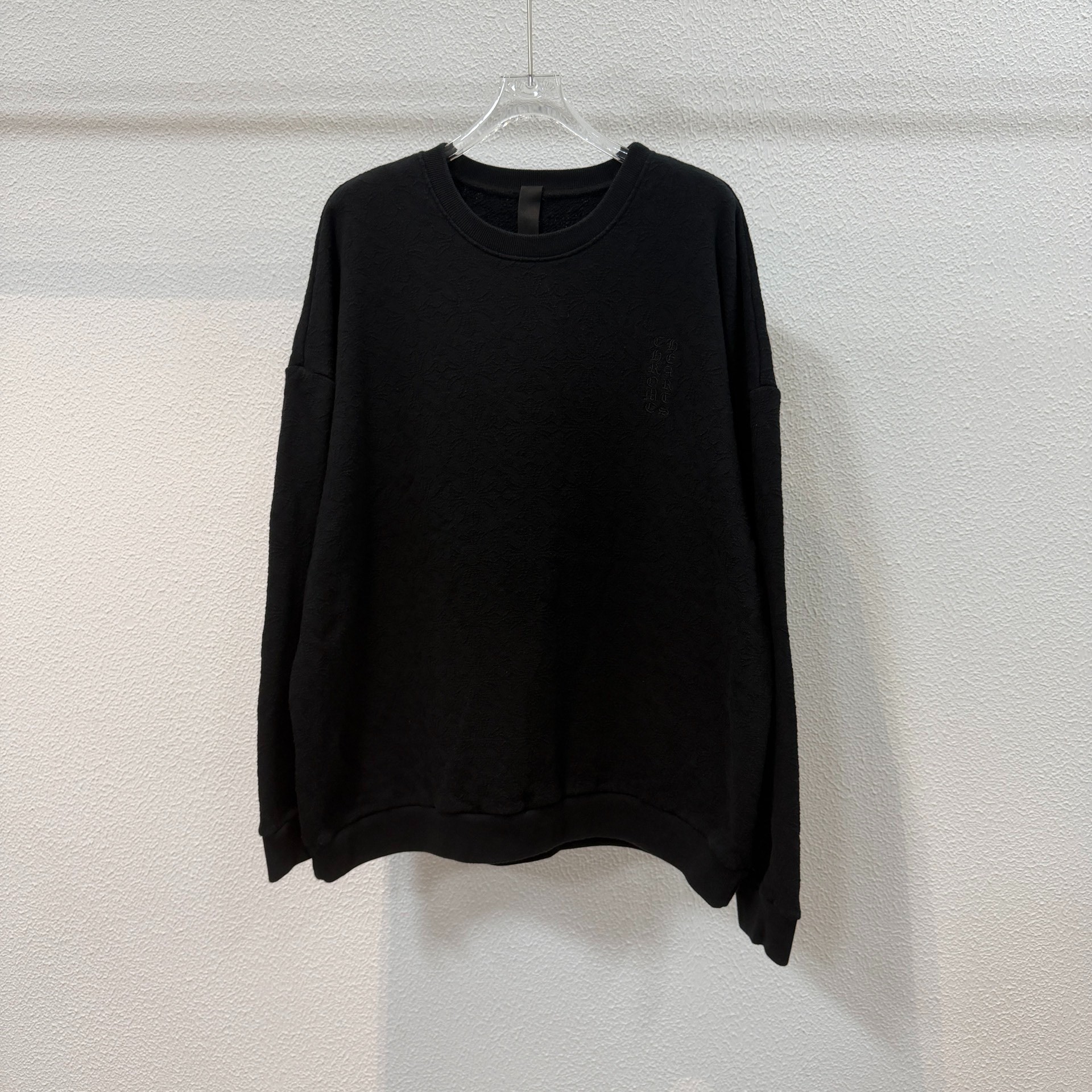 Chrome Hearts Black Dark Pattern Sweatshirt