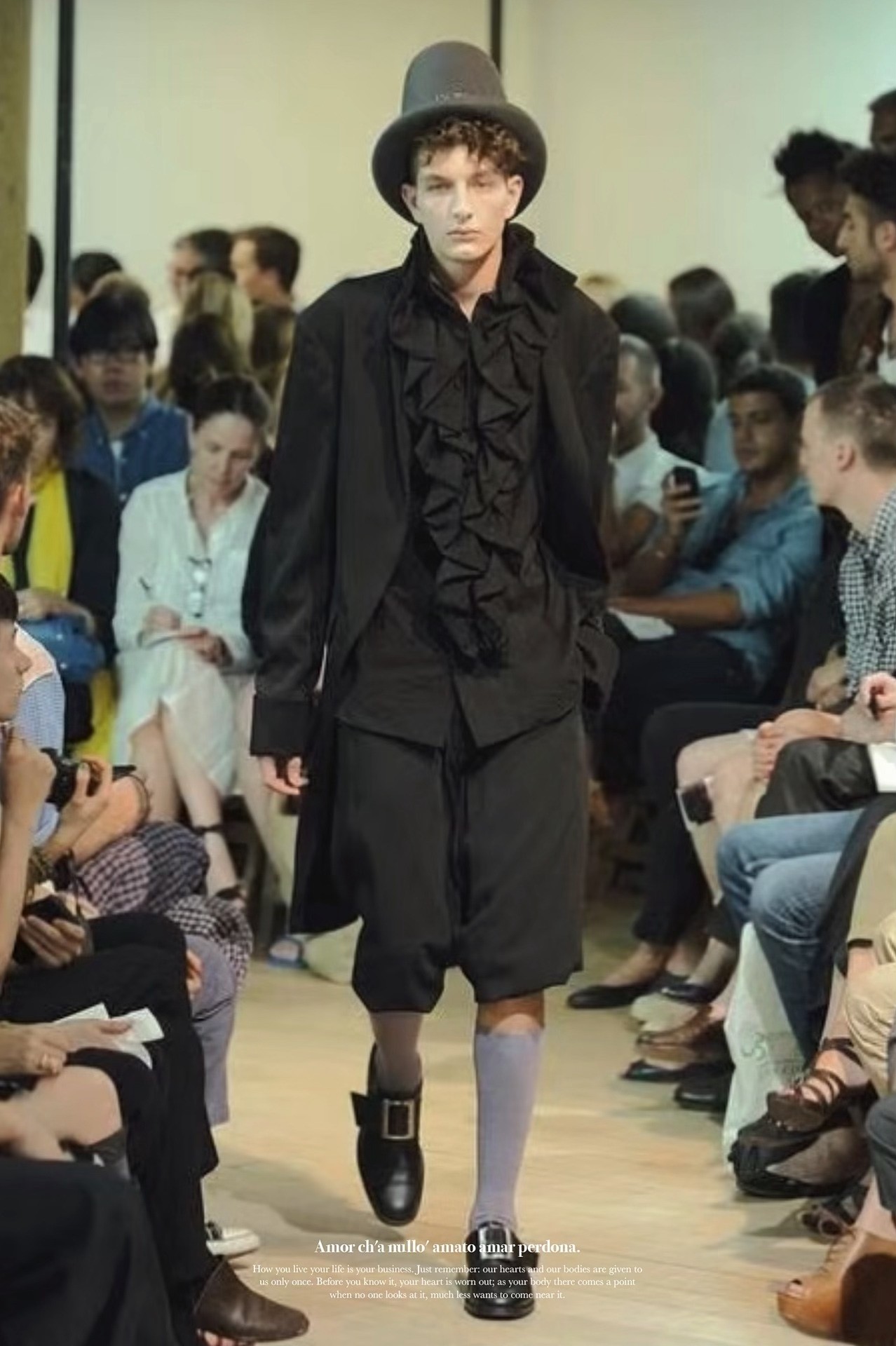 Yohji Yamamoto 2011SS Wool Tail Coat — detail