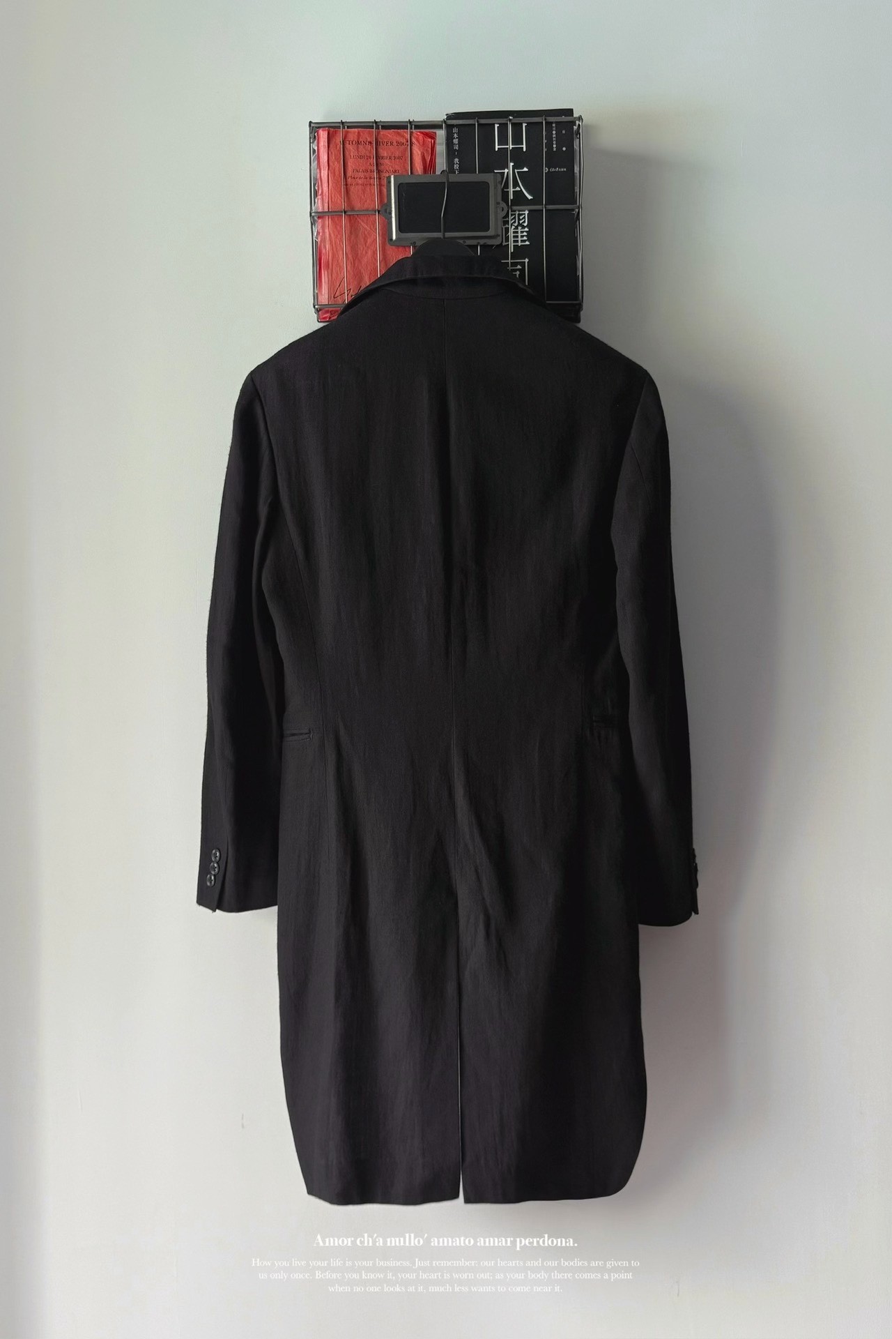 Yohji Yamamoto 2011SS Wool Tail Coat — back