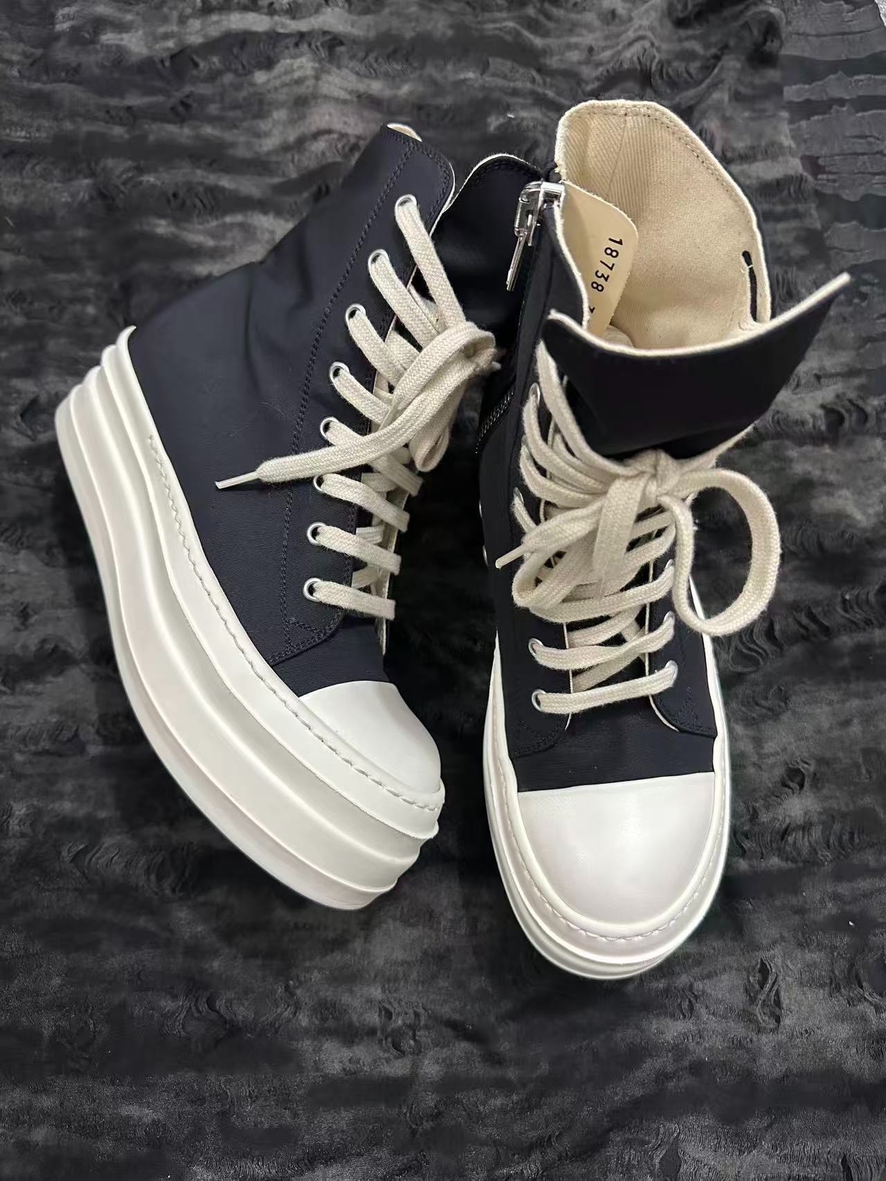 Rick Owens DRKSHDW High-Top Thick Sole — back