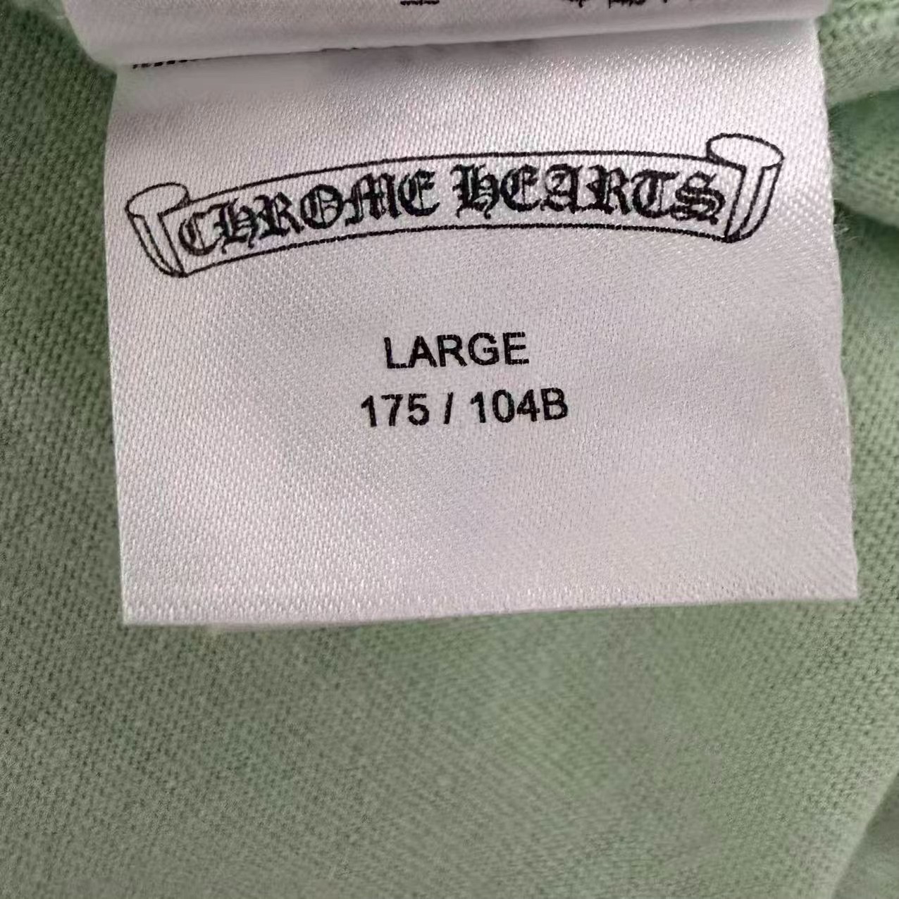 Chrome Hearts Matty Boy Mint Green T-shirt — label