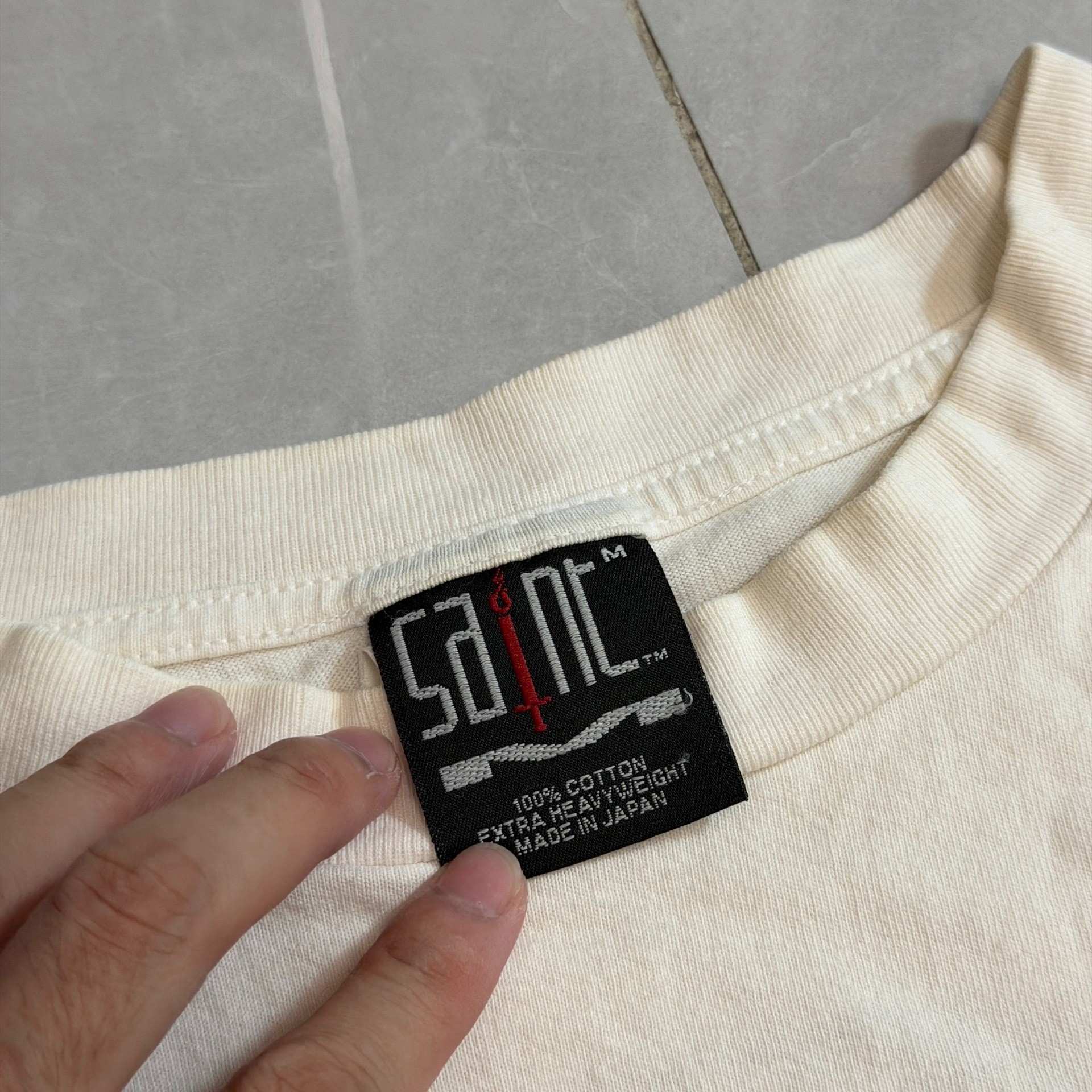 Saint Michael x KLF Collab Washed Long Sleeve — back