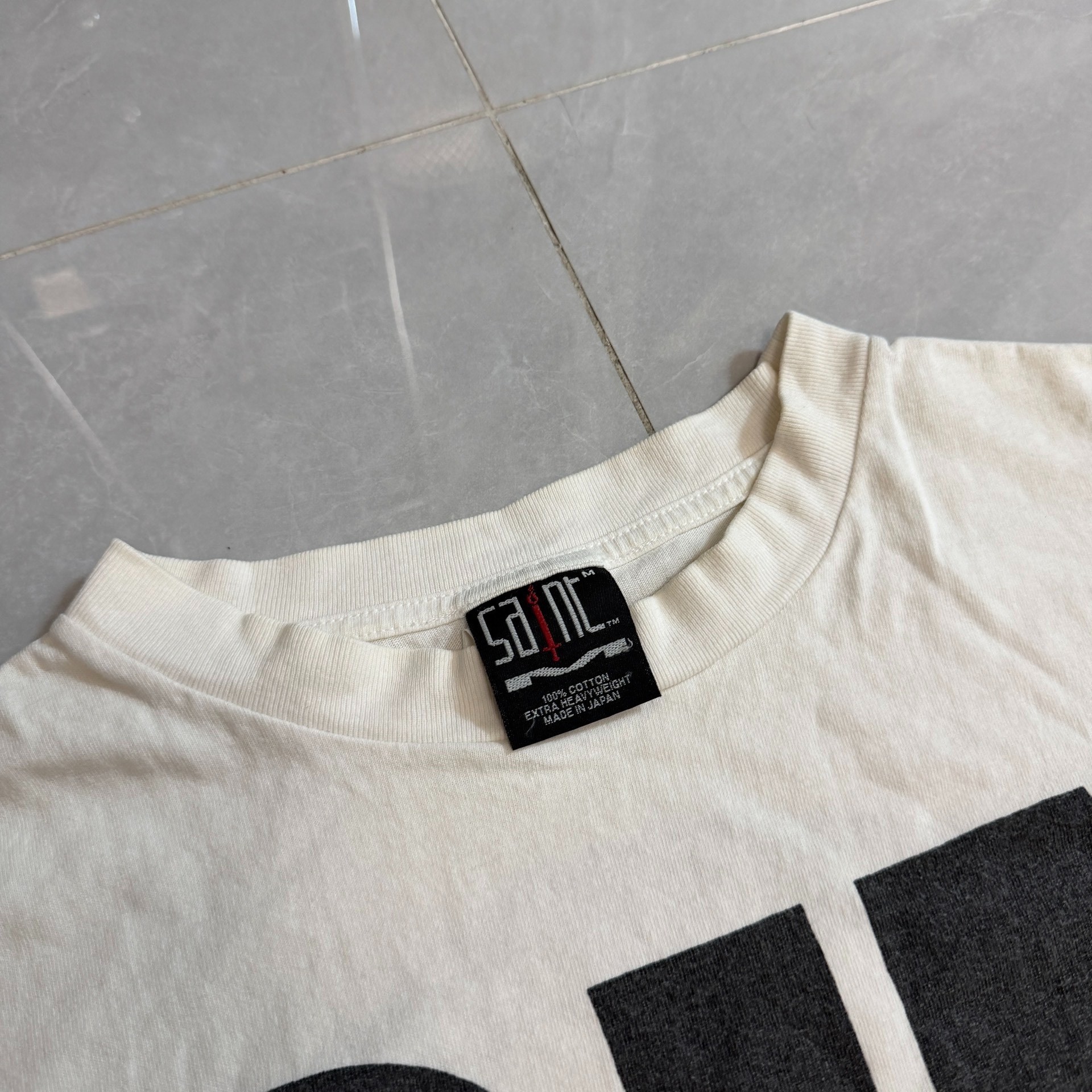 Saint Michael x KLF Collab Washed Long Sleeve — detail