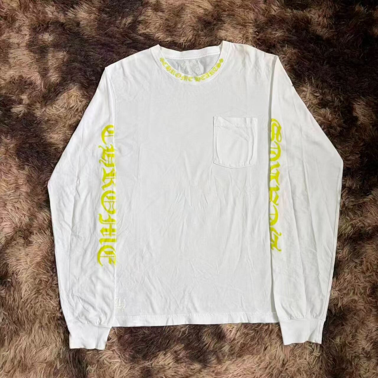 Chrome Hearts White Long Sleeve Top