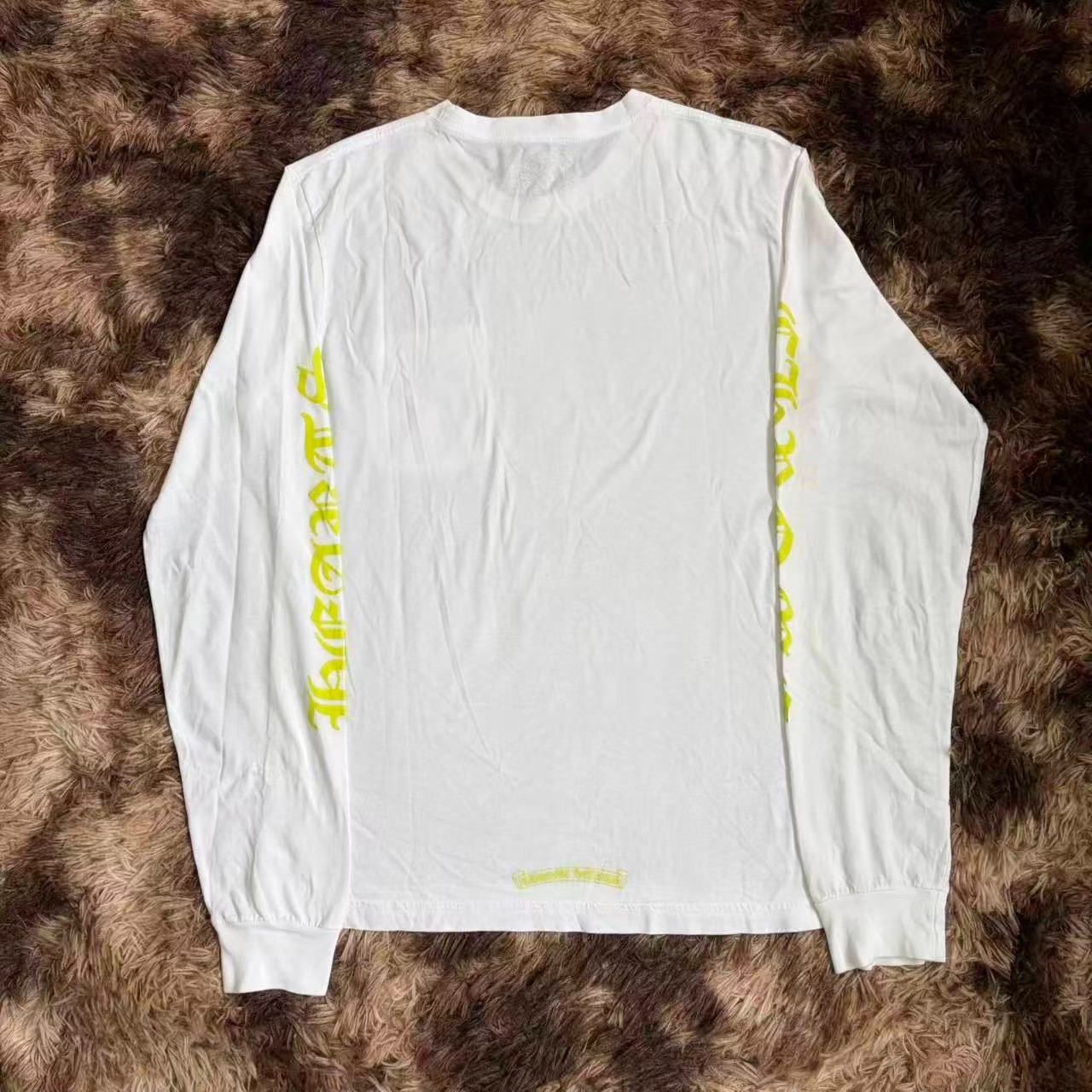 Chrome Hearts White Long Sleeve Top — front
