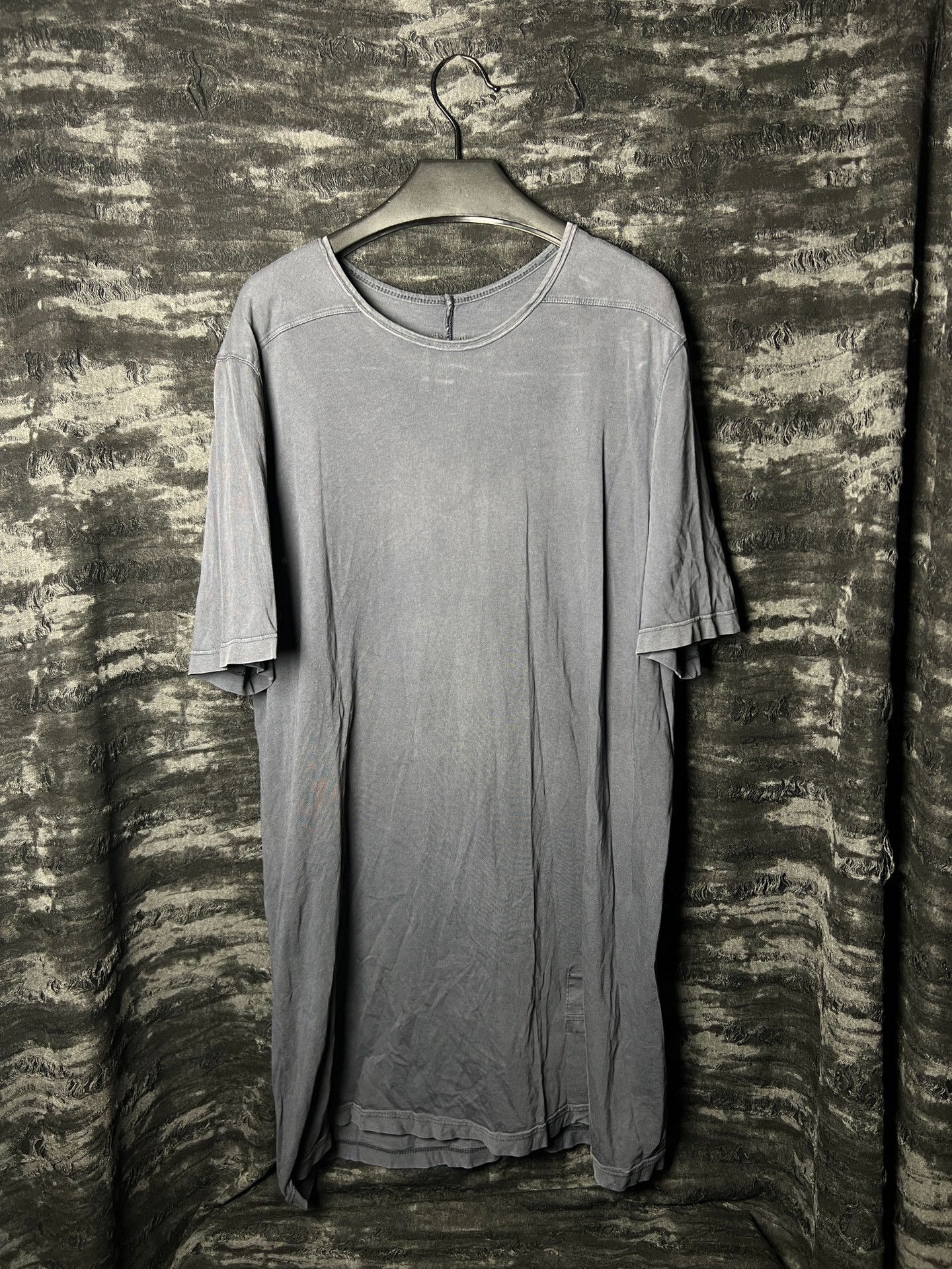 Rick Owens 18ss Gray Long T-Shirt