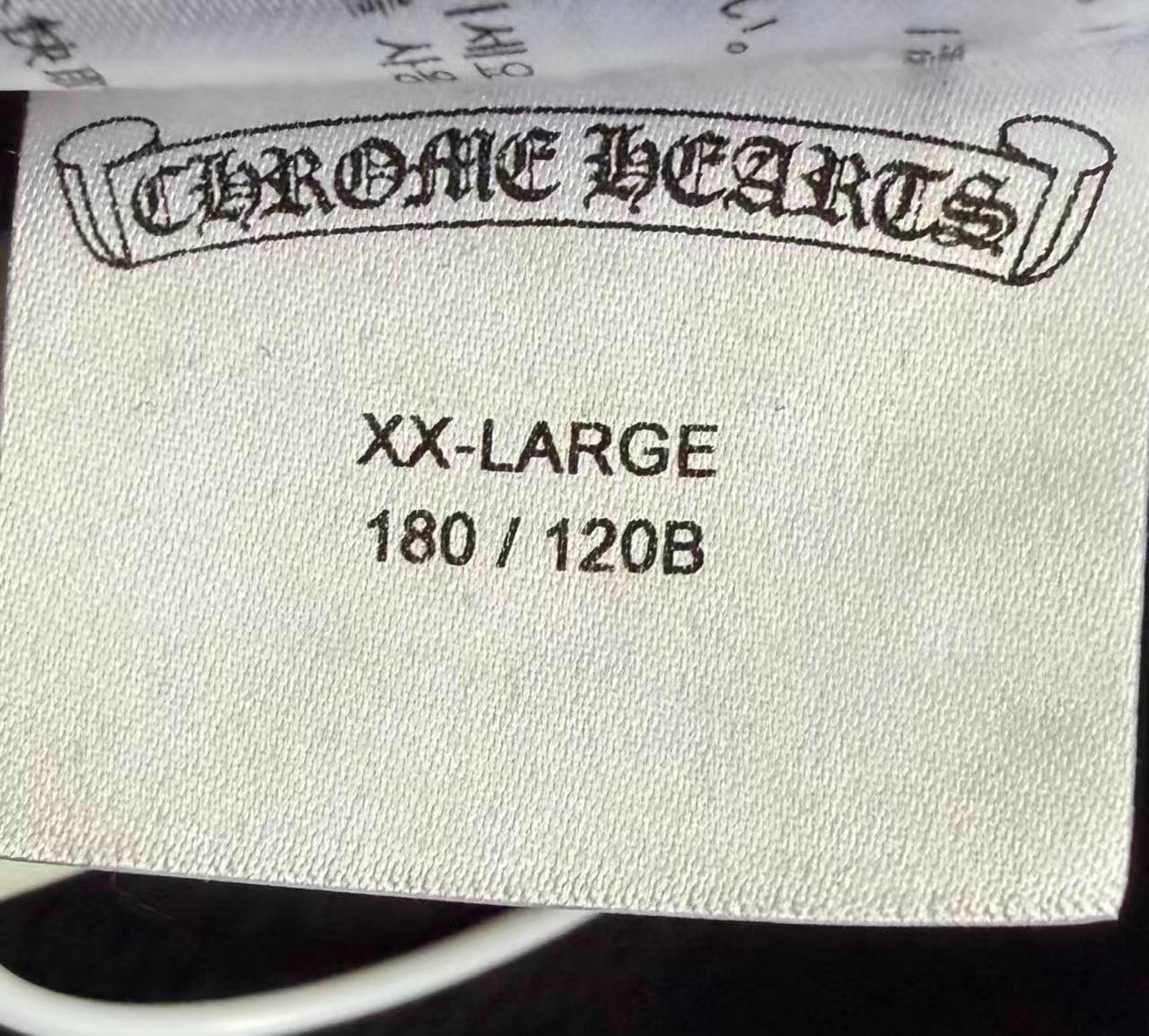 Chrome Hearts Gradient T-bar Hoodie — label