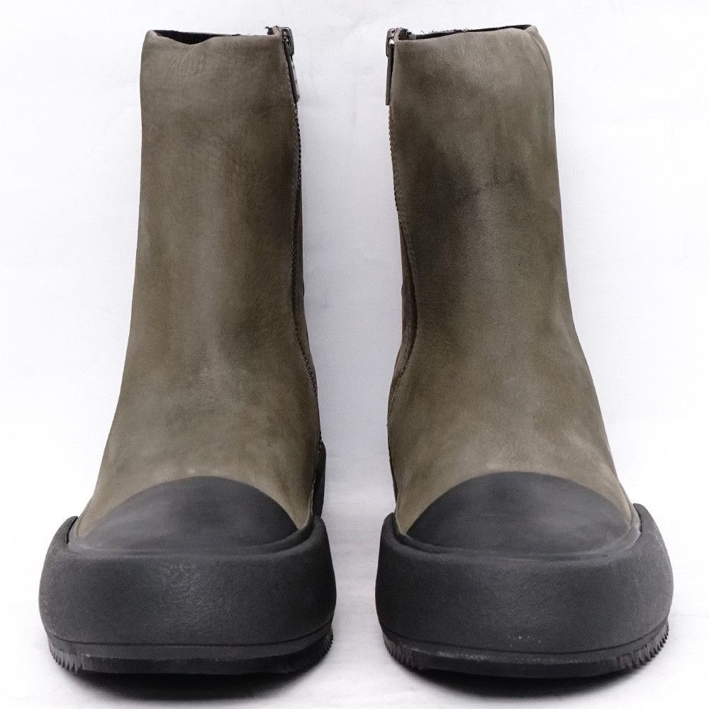 Devoa Suede Zip Ankle Leather Boots — back