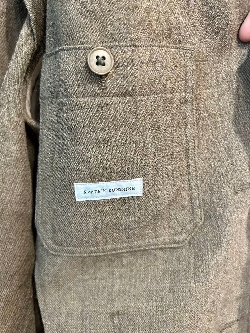Kaptain Sunshine 25AW Wool Hunting Jacket — front