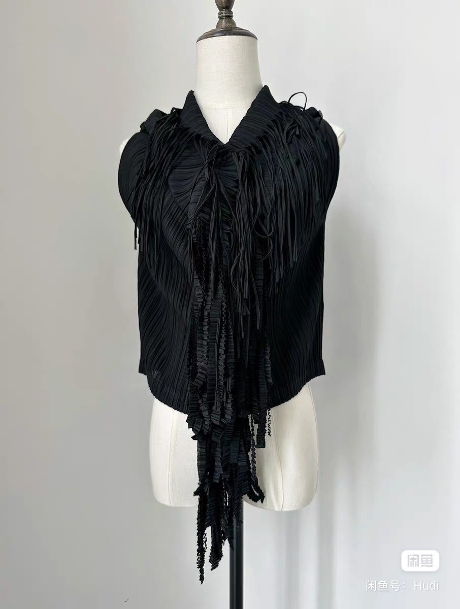 Issey Miyake 2004 Main Line Fringe Top
