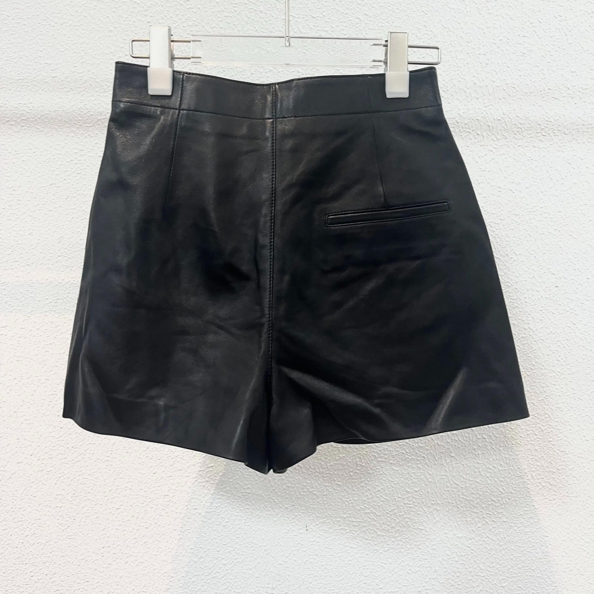 Dior CD Buckle Sheepskin Skort — detail