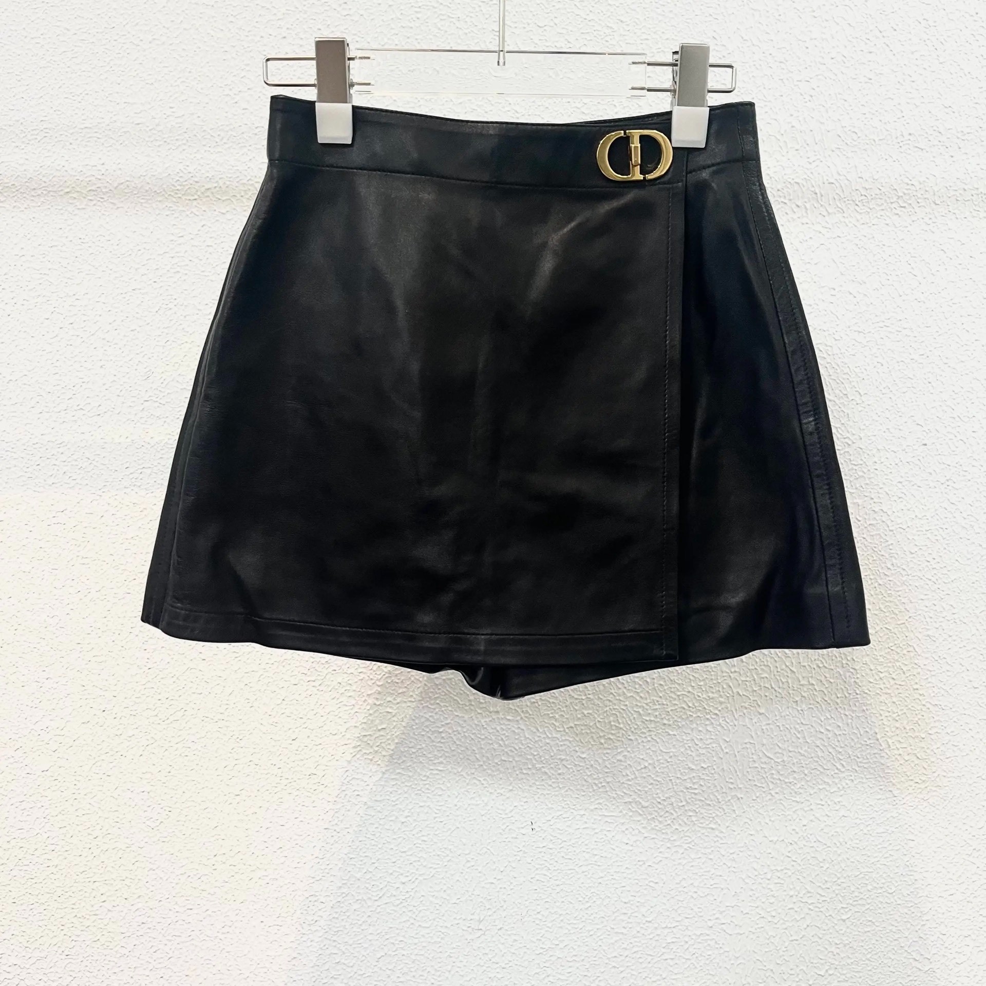 Dior CD Buckle Sheepskin Skort