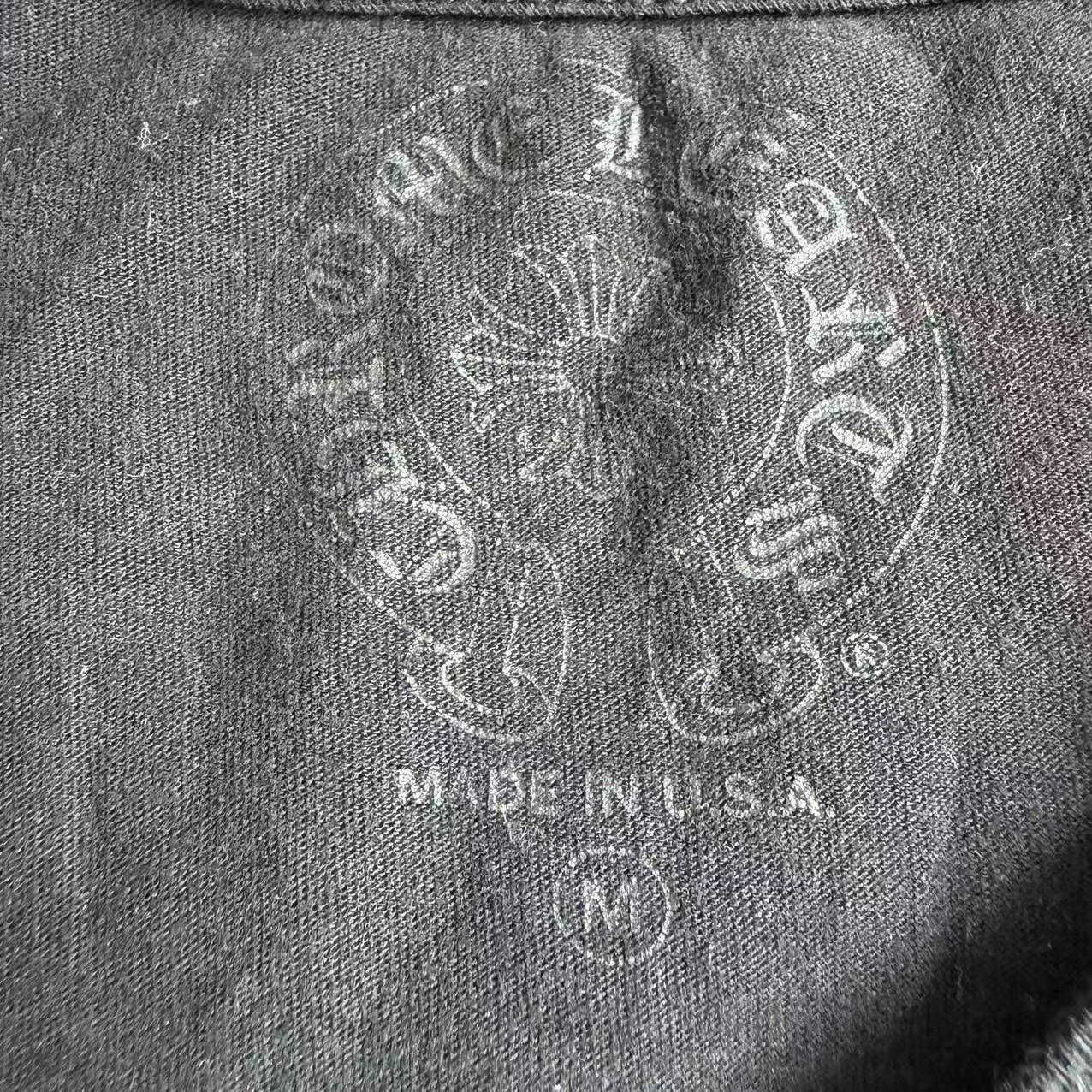 Chrome Hearts Black Short Sleeve T-Shirt — detail