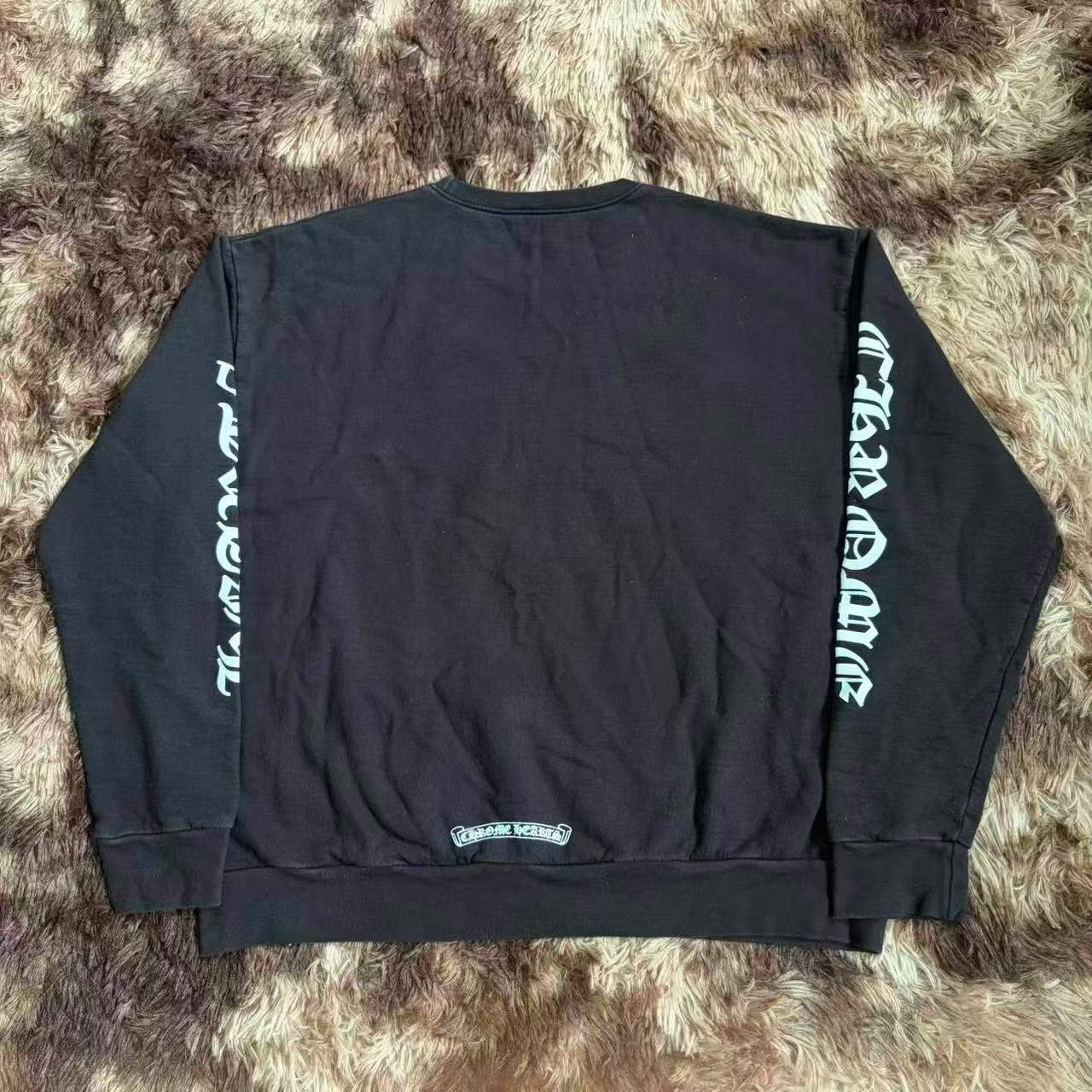 Chrome Hearts Black Crewneck Sweatshirt — front