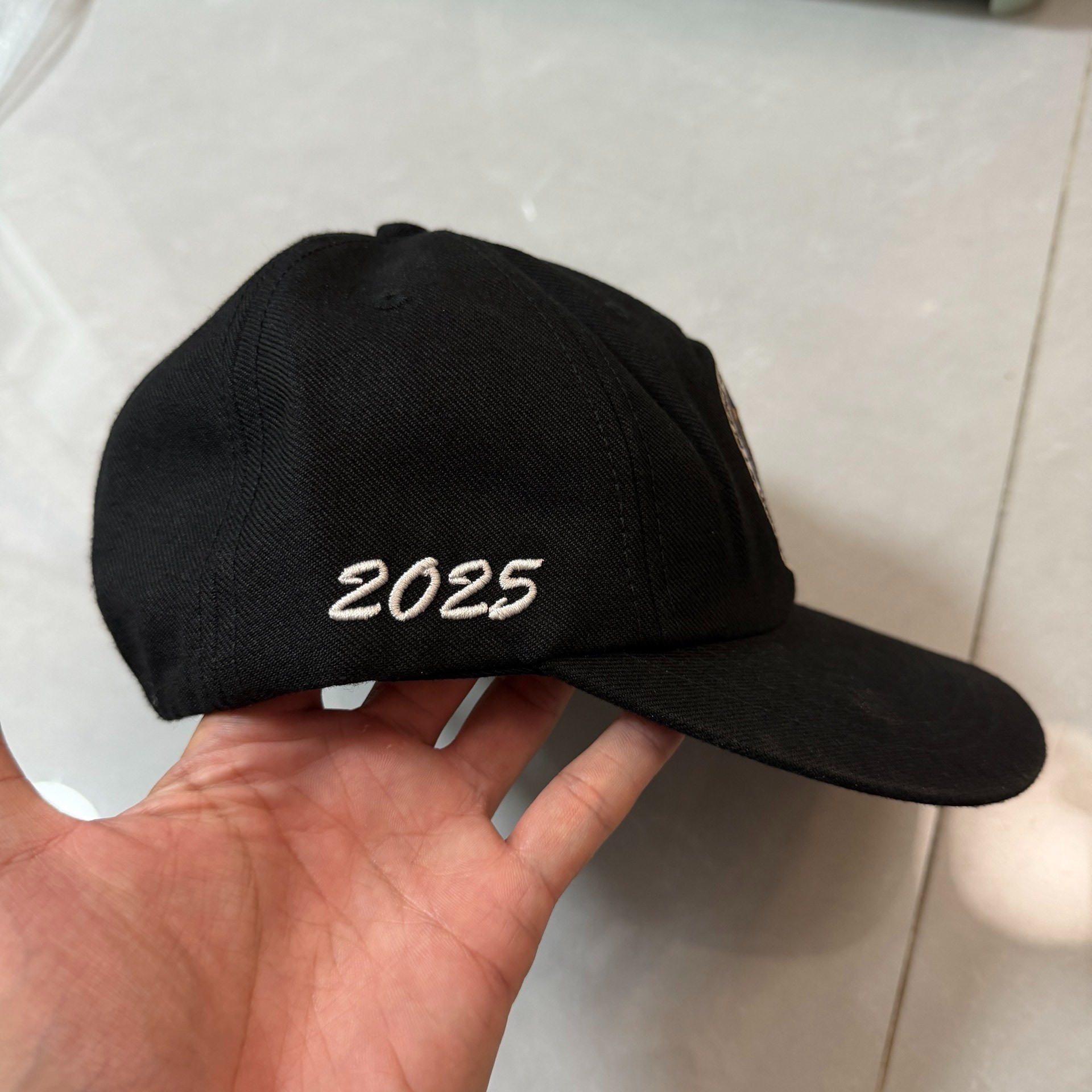 Supreme FW25 Eagle Curved Cap — detail