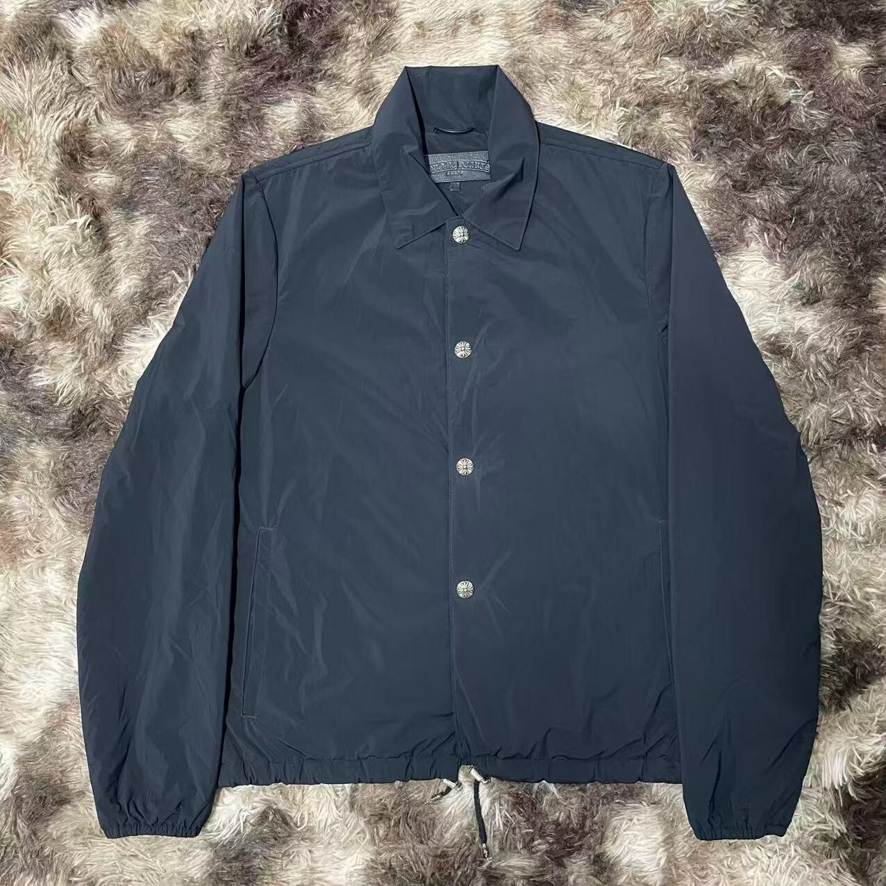 Chrome Hearts Cross Button Padded Coach Jacket