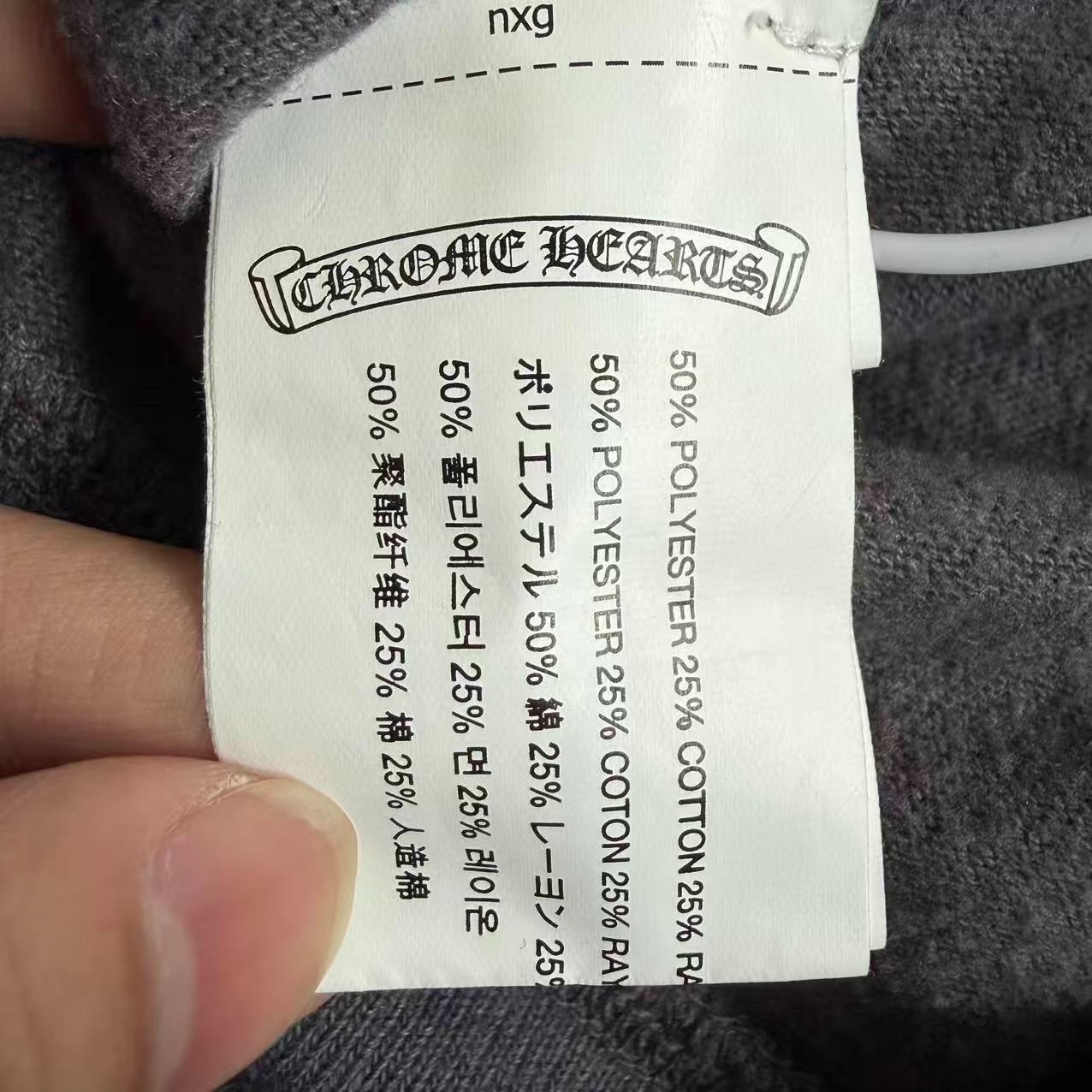 Chrome Hearts Matty Boy Long Sleeve Sweatshirt — detail