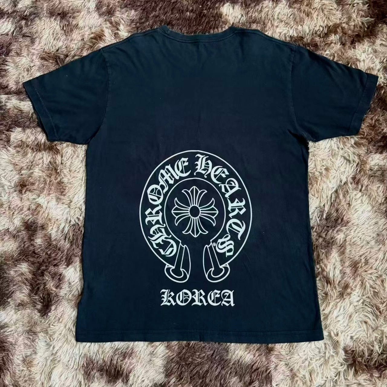 Chrome Hearts Korean Limited Horseshoe Cross Tee — front