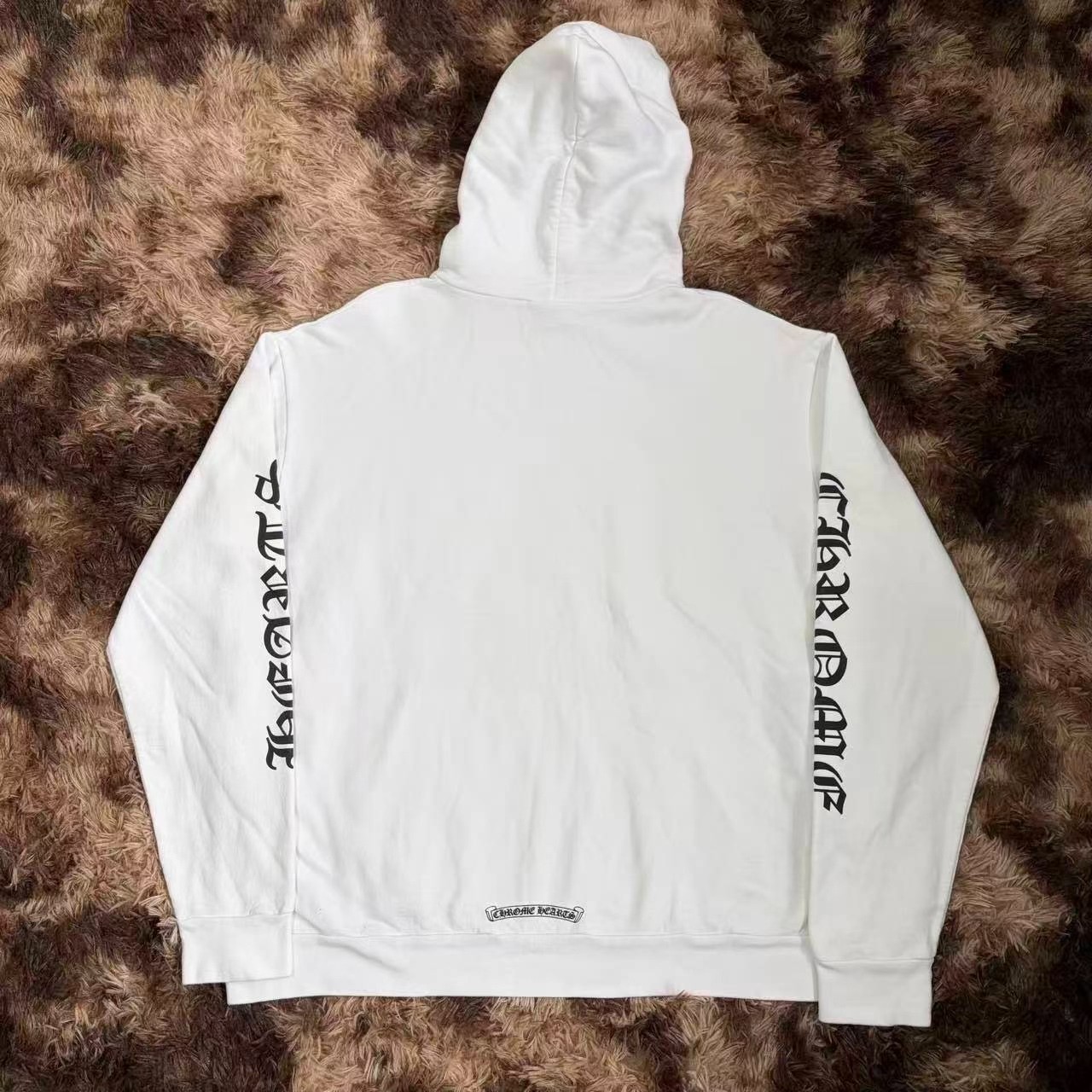Chrome Hearts White Pullover Hoodie — front