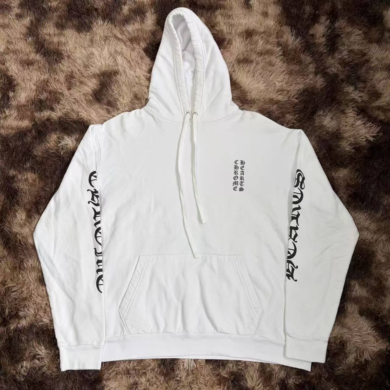 Chrome Hearts White Pullover Hoodie