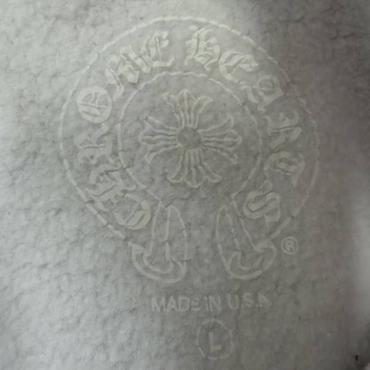 Chrome Hearts White Pullover Hoodie — detail