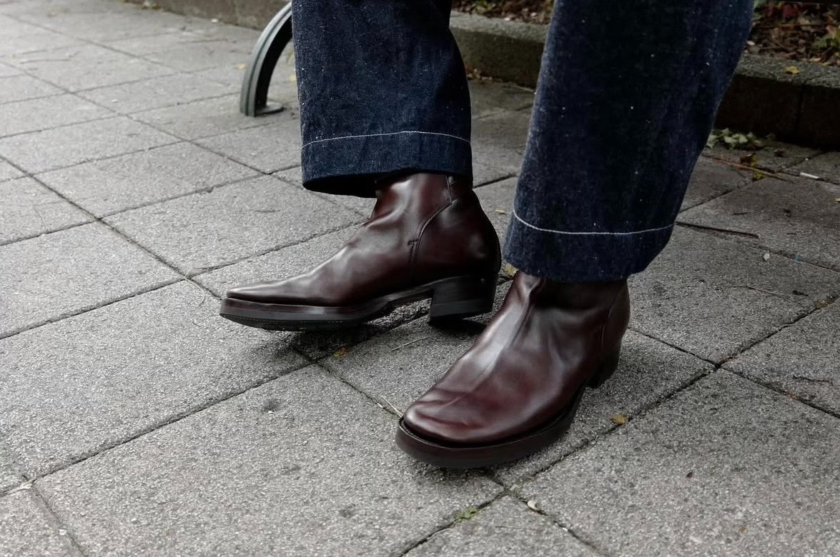 Clinch Jodhpur Brown Leather Boots — back