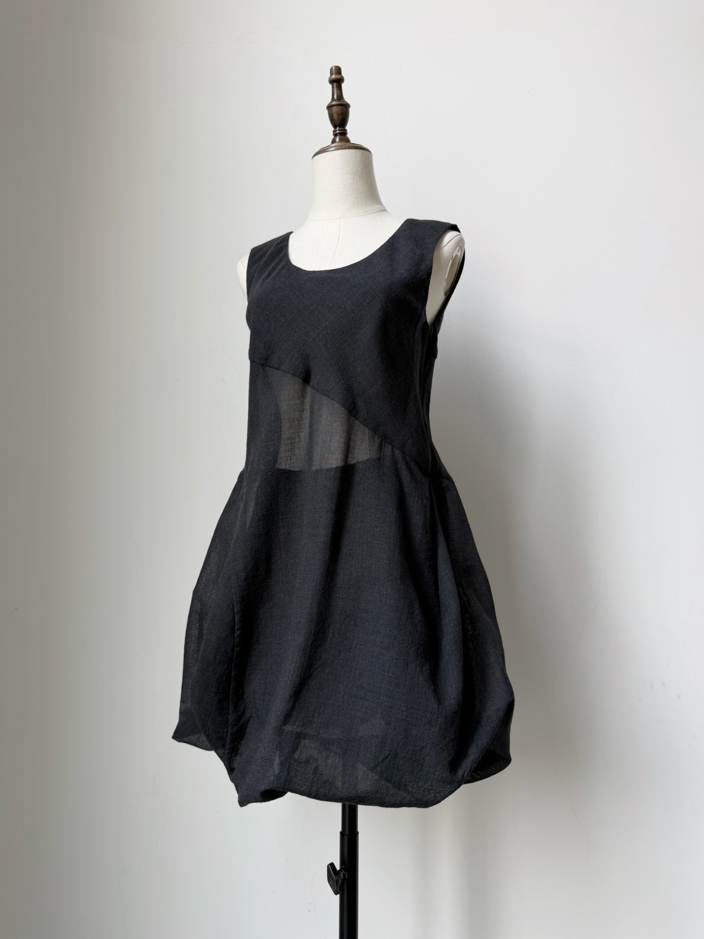 Issey Miyake 1994 Balloon Sleeveless Dress — back