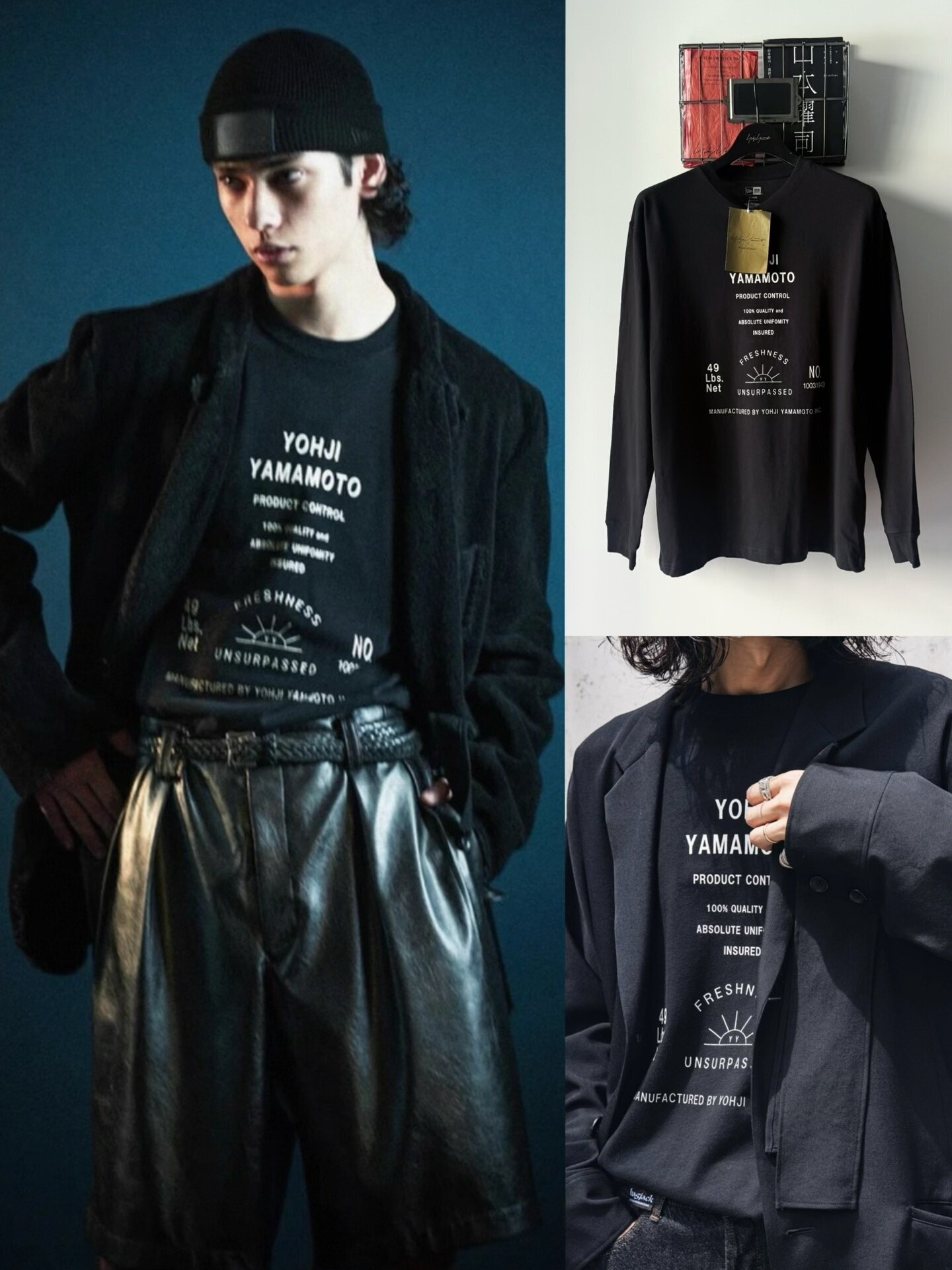 Yohji x New Era 2018AW Long Sleeve Top