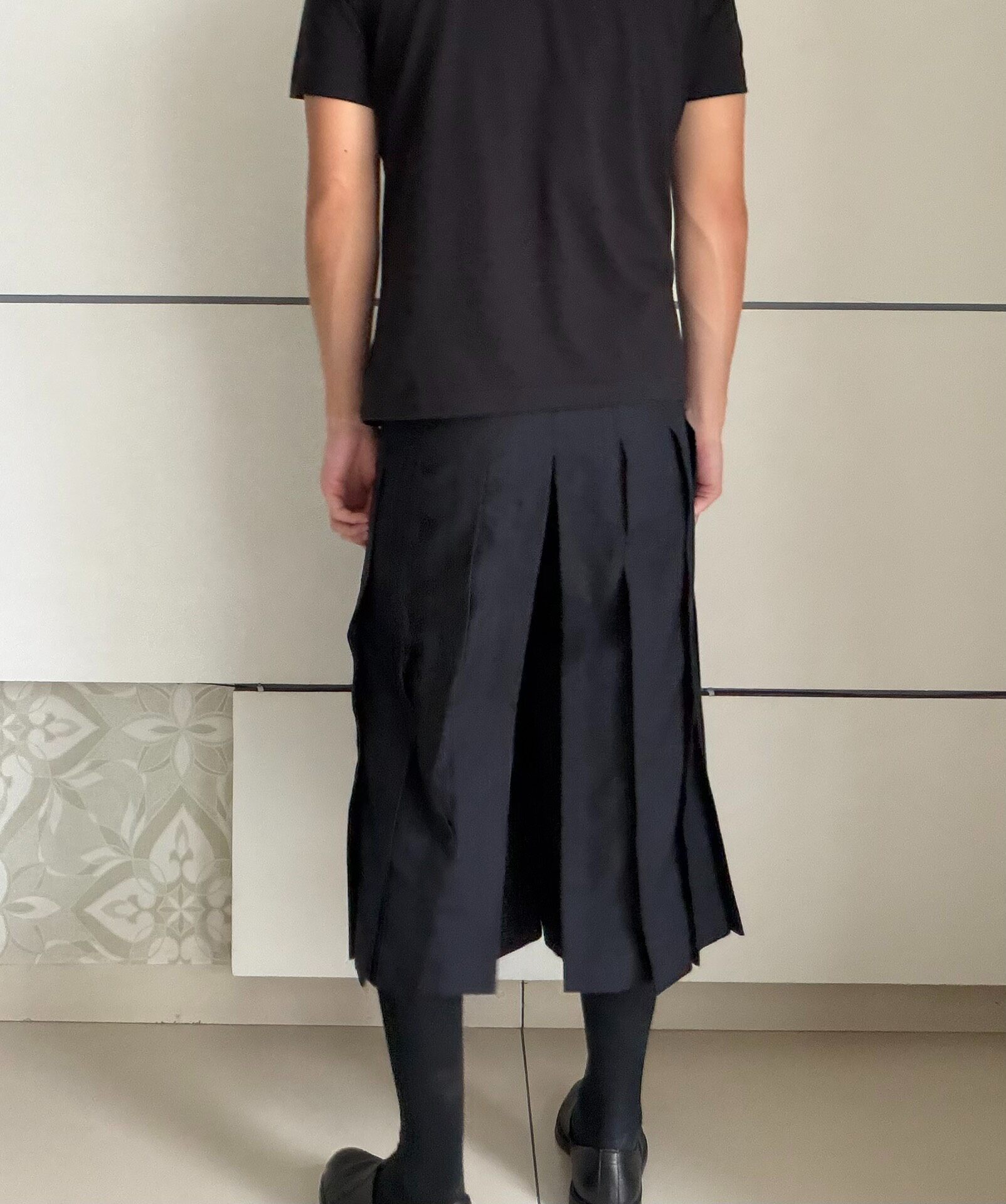 Comme des Garcons Homme Plus Pleated Shorts — label