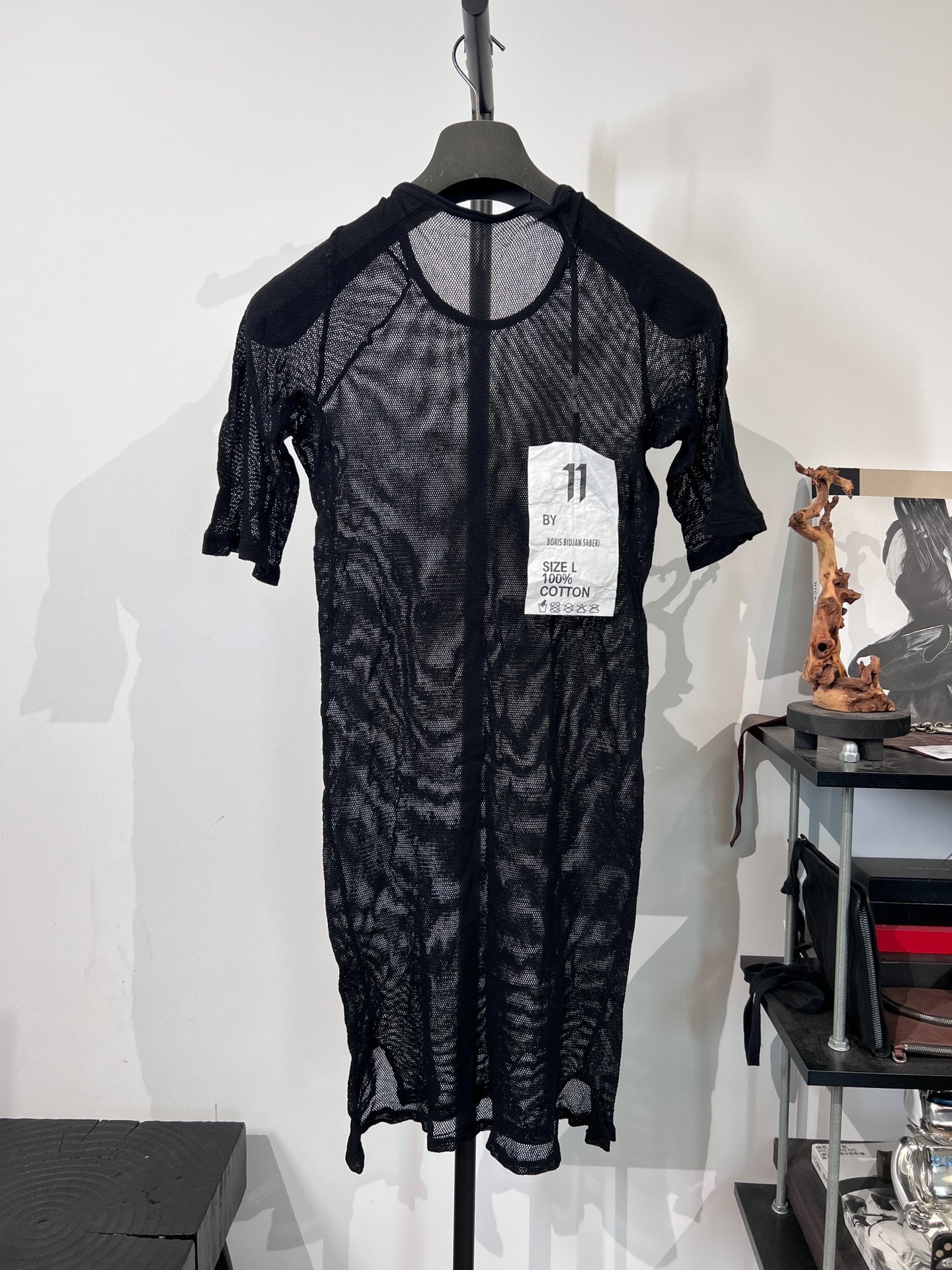 Boris Bidjan Saberi Mesh Short-Sleeve T-Shirt — front