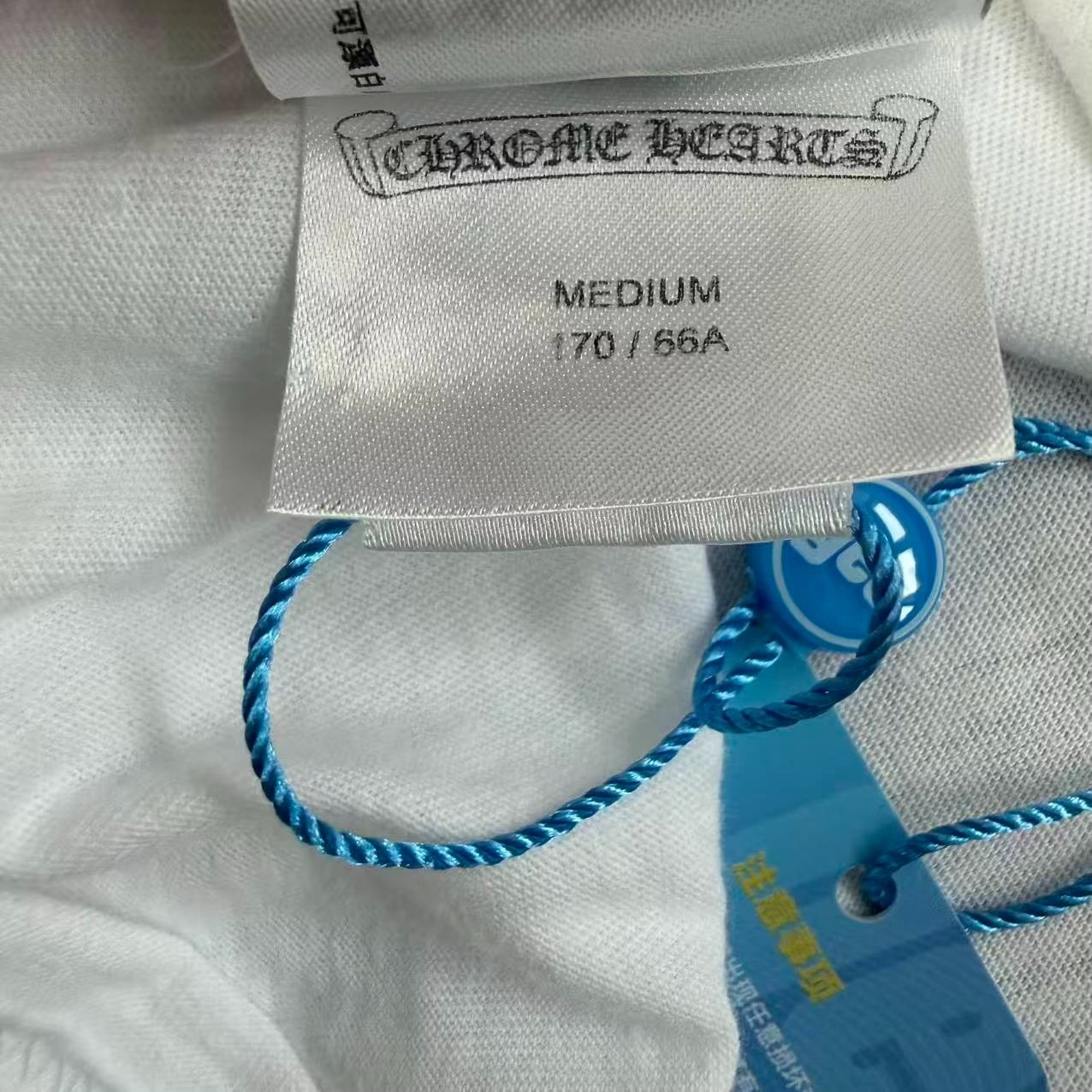 Chrome Hearts White Short-Sleeve T-Shirt — label