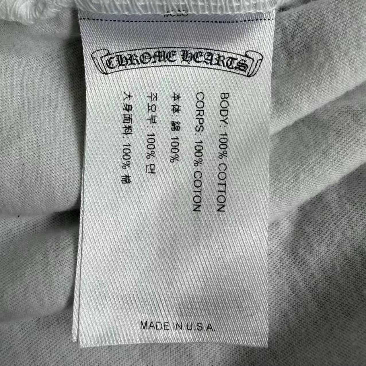 Chrome Hearts White Short-Sleeve T-Shirt — back