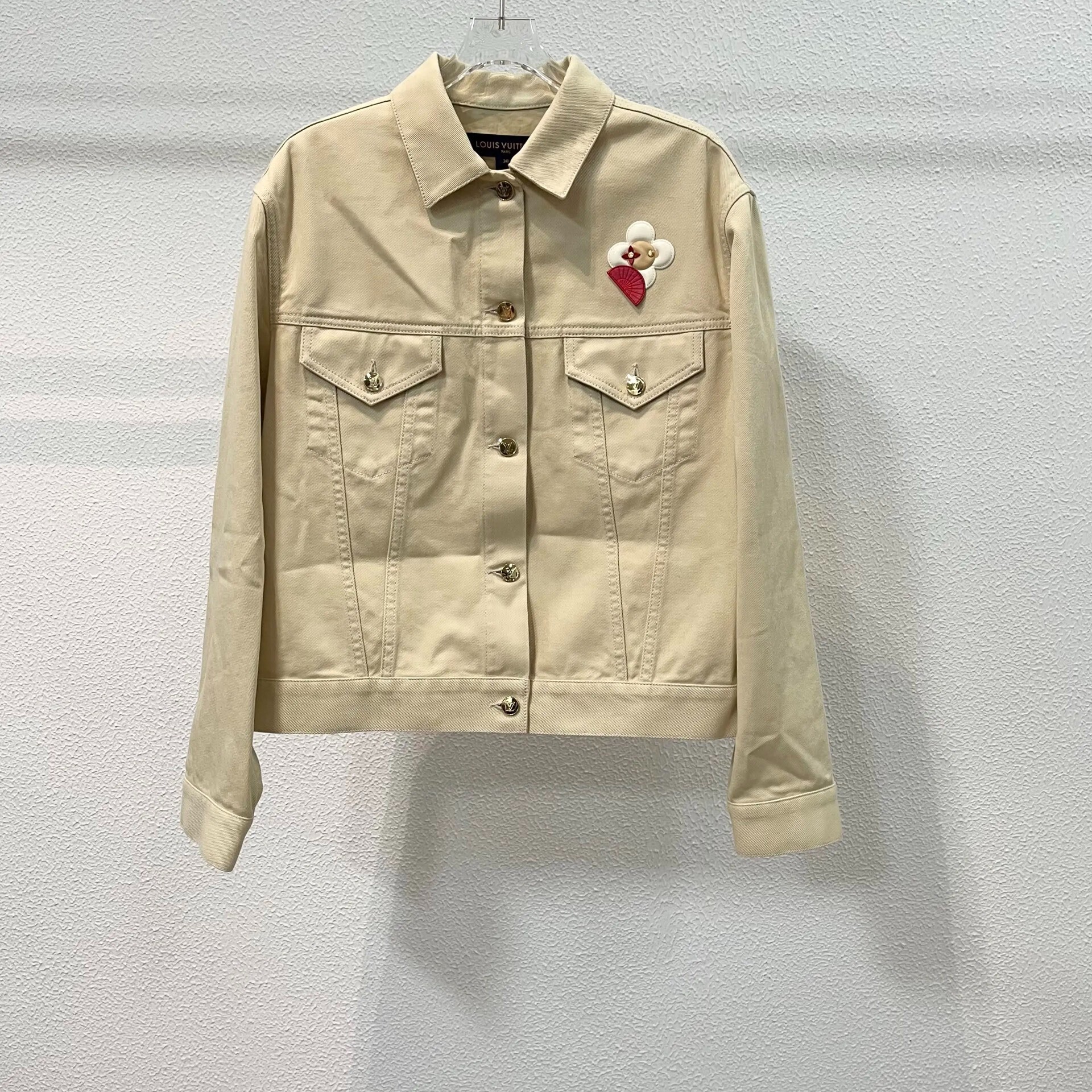 Louis Vuitton 26SS Beige Cropped Work Jacket