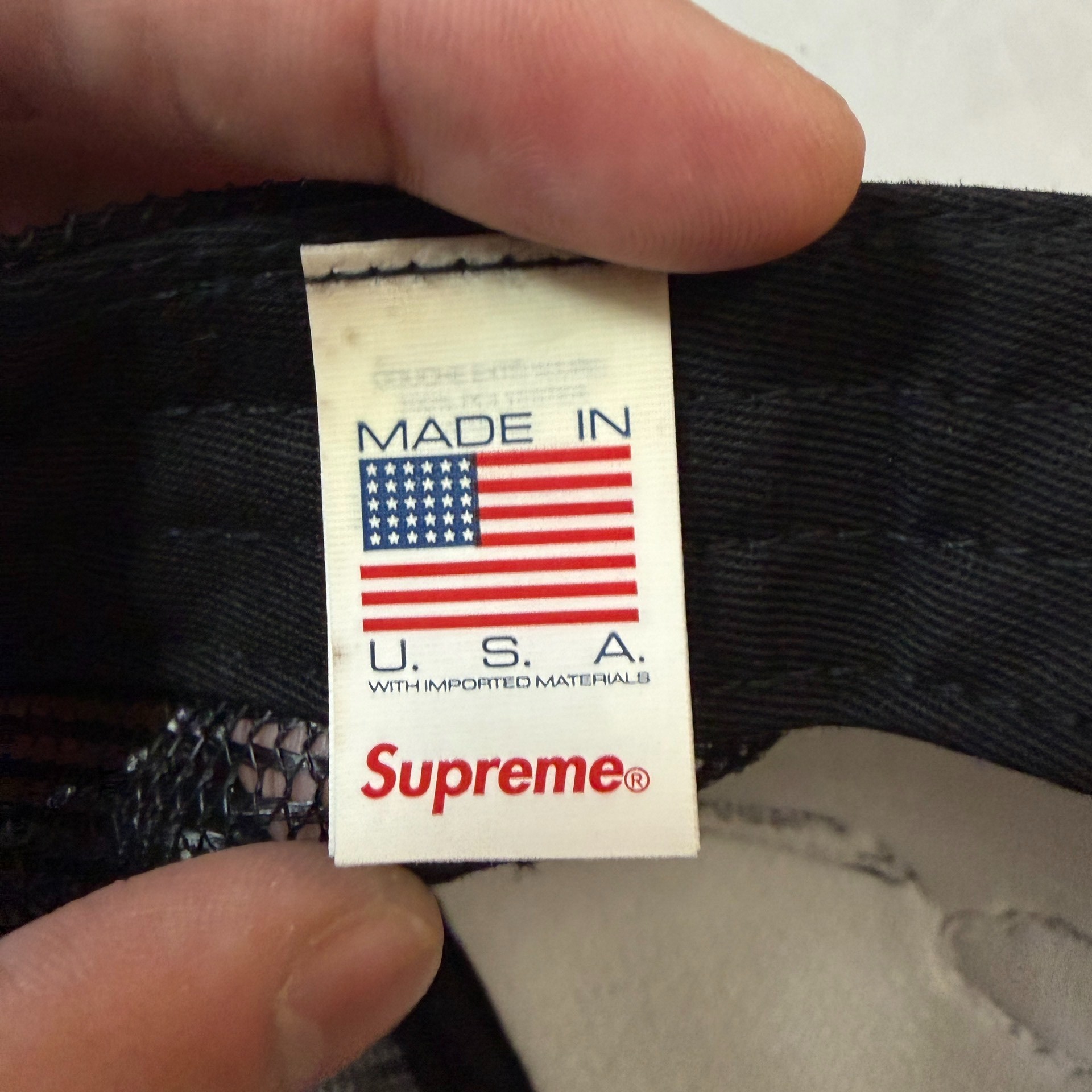 Supreme FW25 Bunny Trucker Cap — back