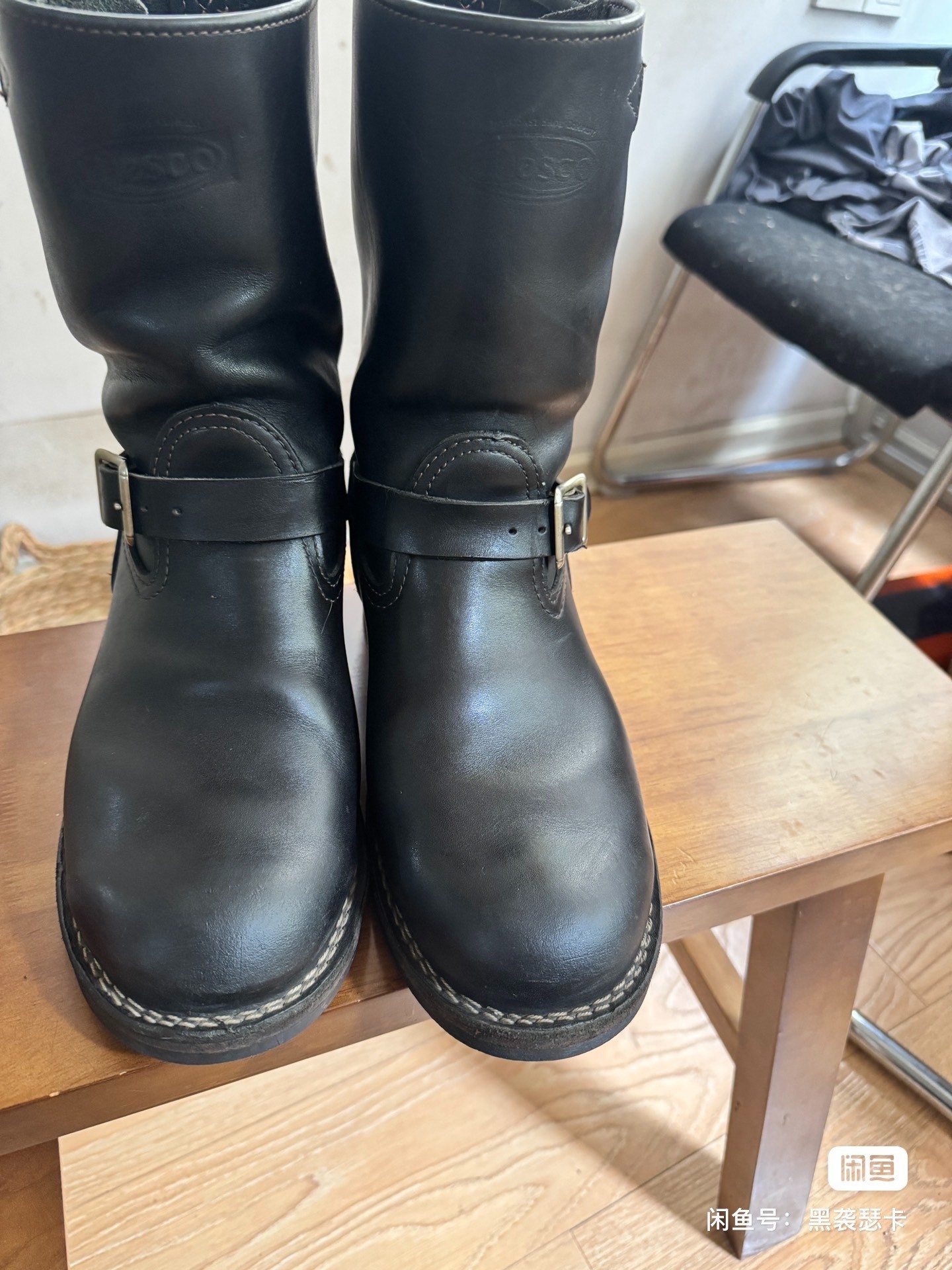 Wesco Boss 9165 Engineer Boots — detail