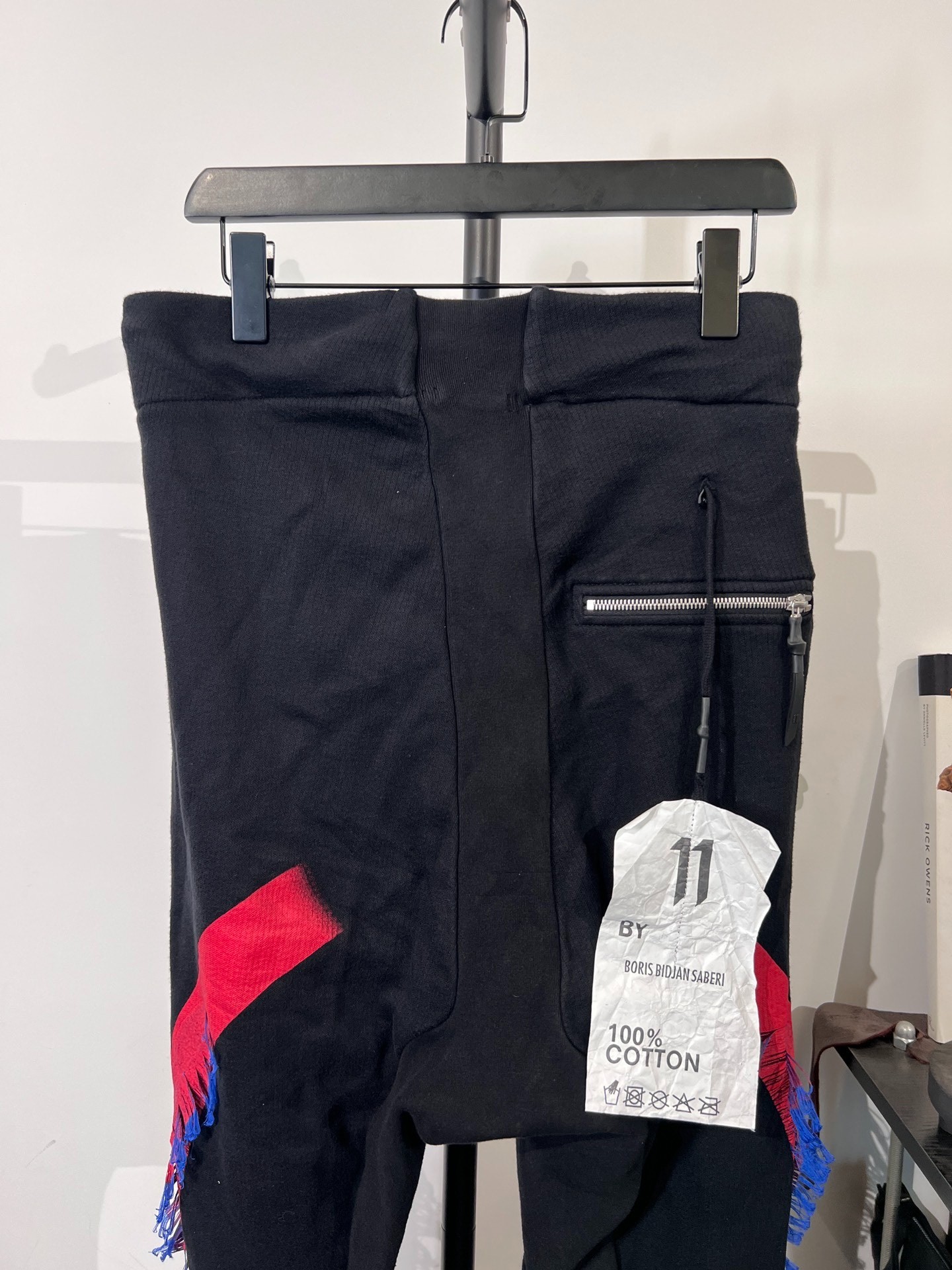 Boris Bidjan Saberi P13 Fringe Sweatpants — back