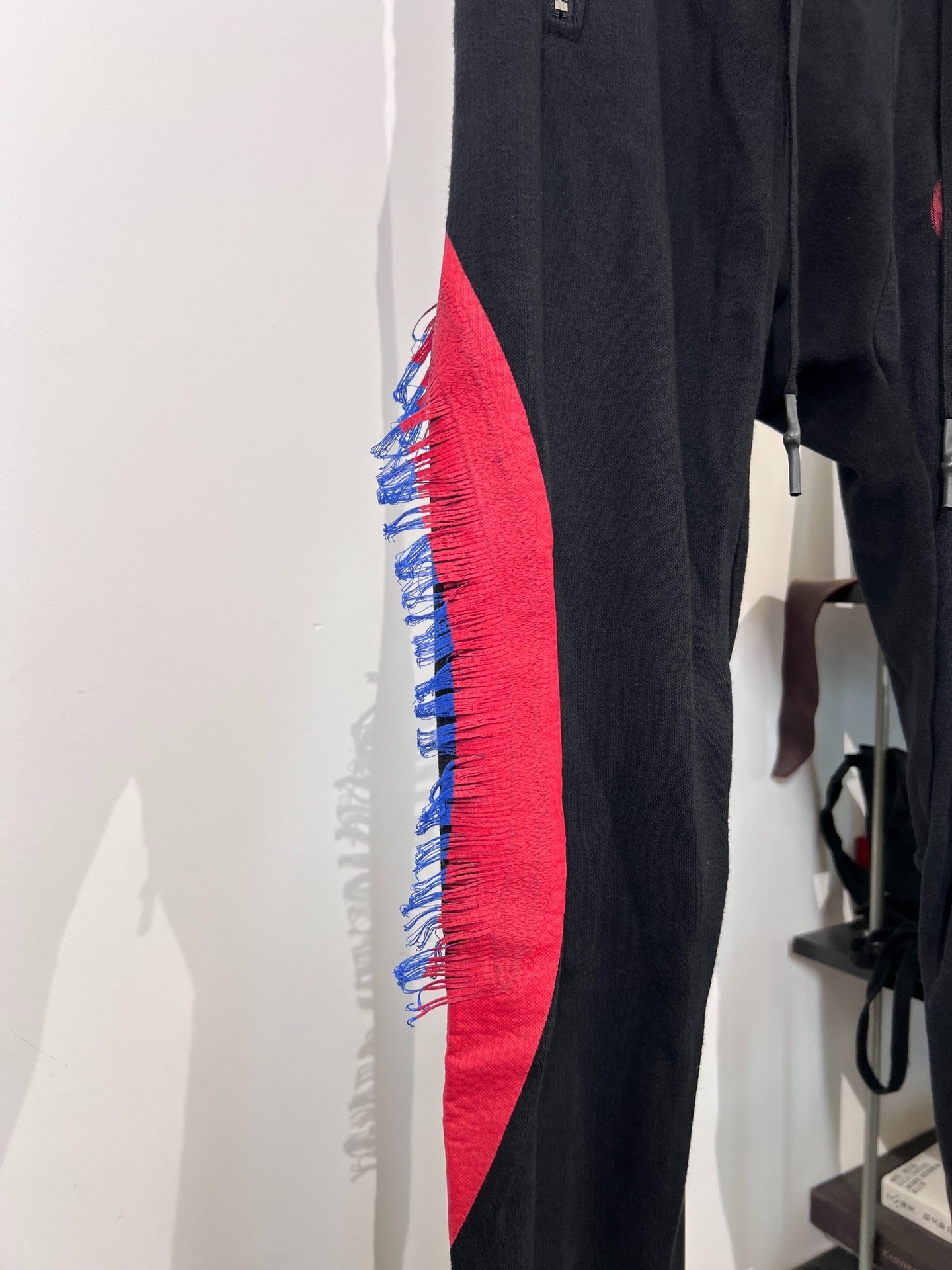 Boris Bidjan Saberi P13 Fringe Sweatpants — label