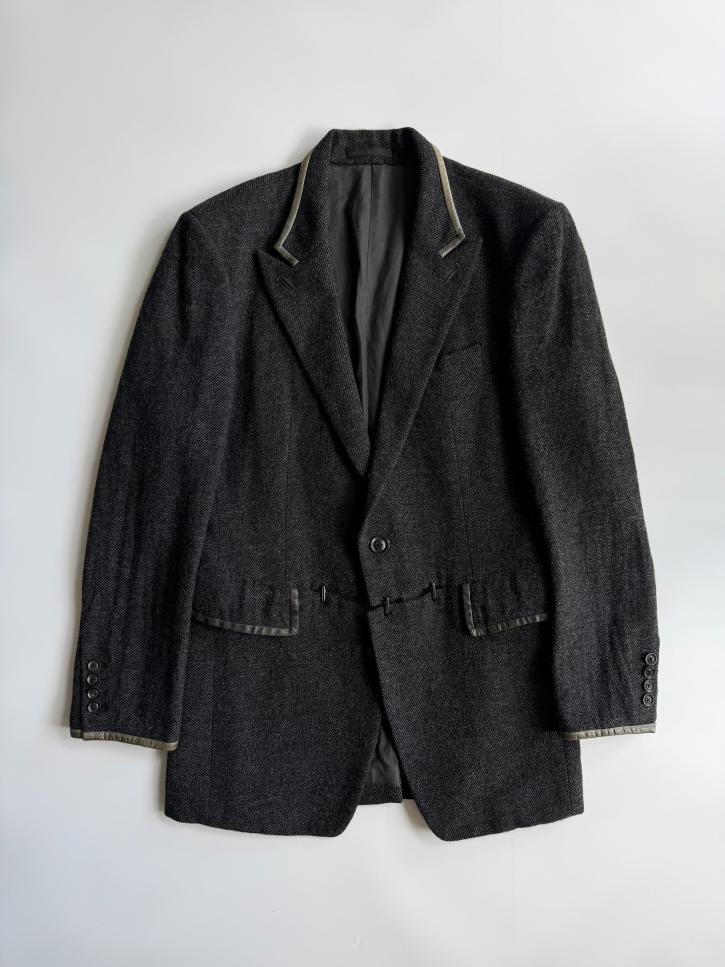 Yohji Yamamoto Men's Charcoal Blazer