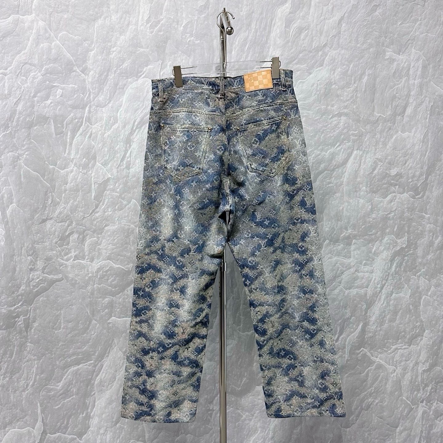 Louis Vuitton SS26 Monogram Denim Jeans — back