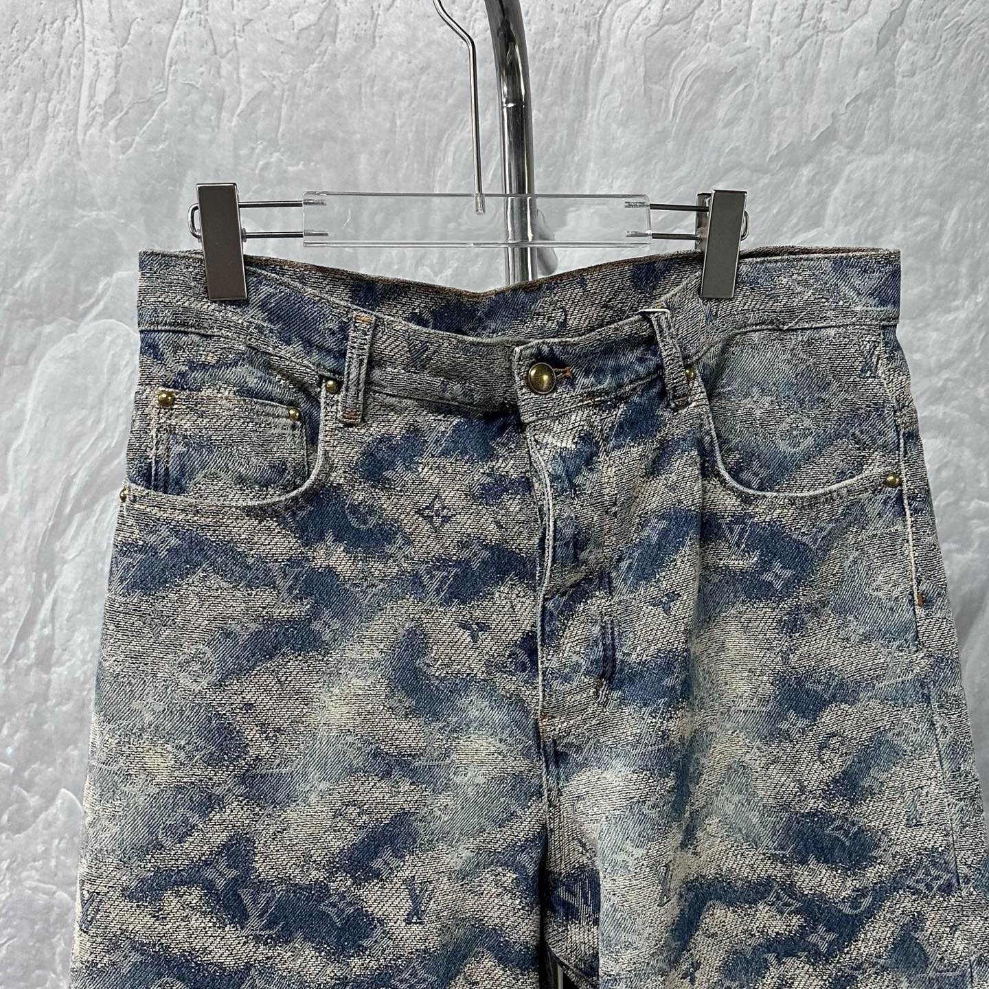 Louis Vuitton SS26 Monogram Denim Jeans — front