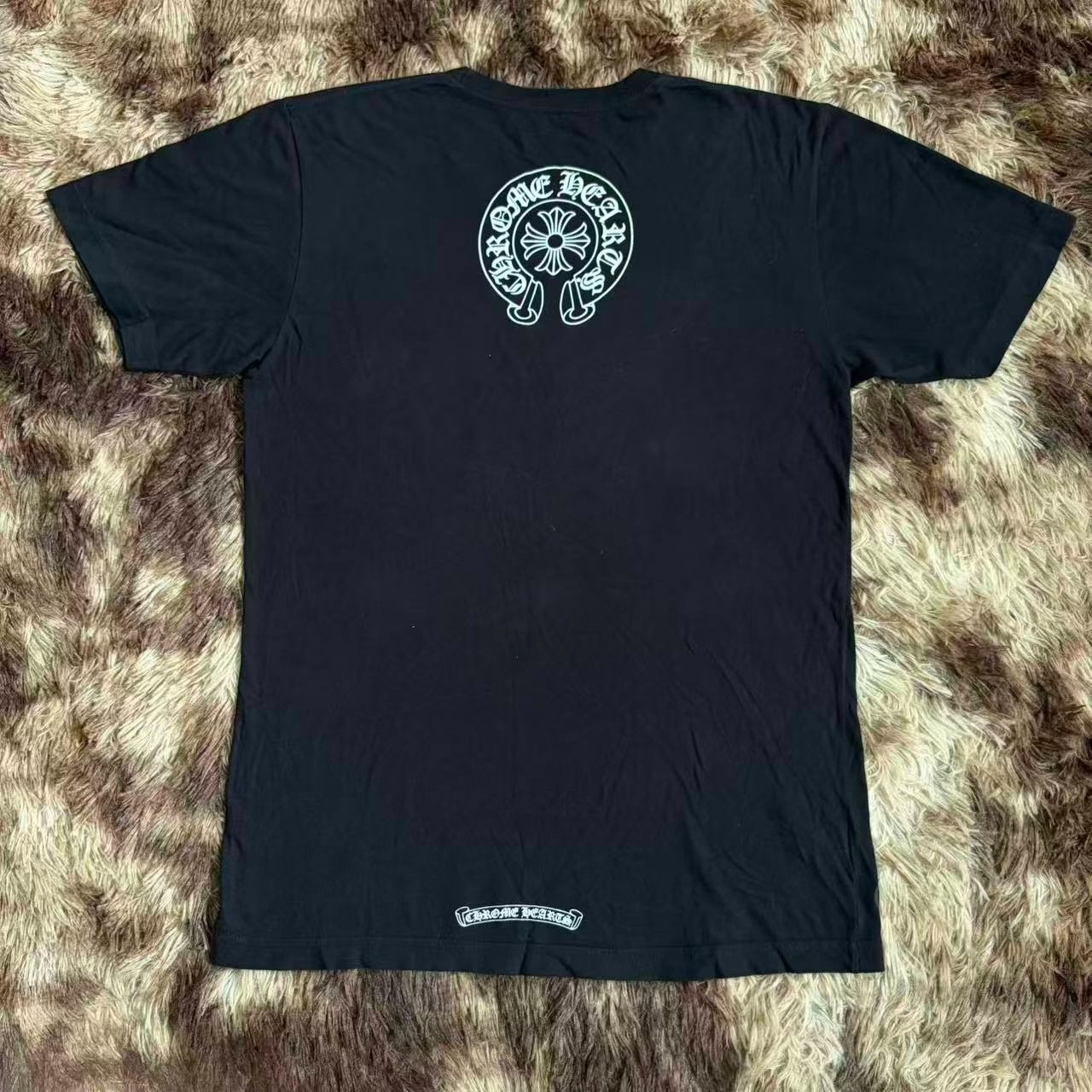 Chrome Hearts Black Short Sleeve T-Shirt — front