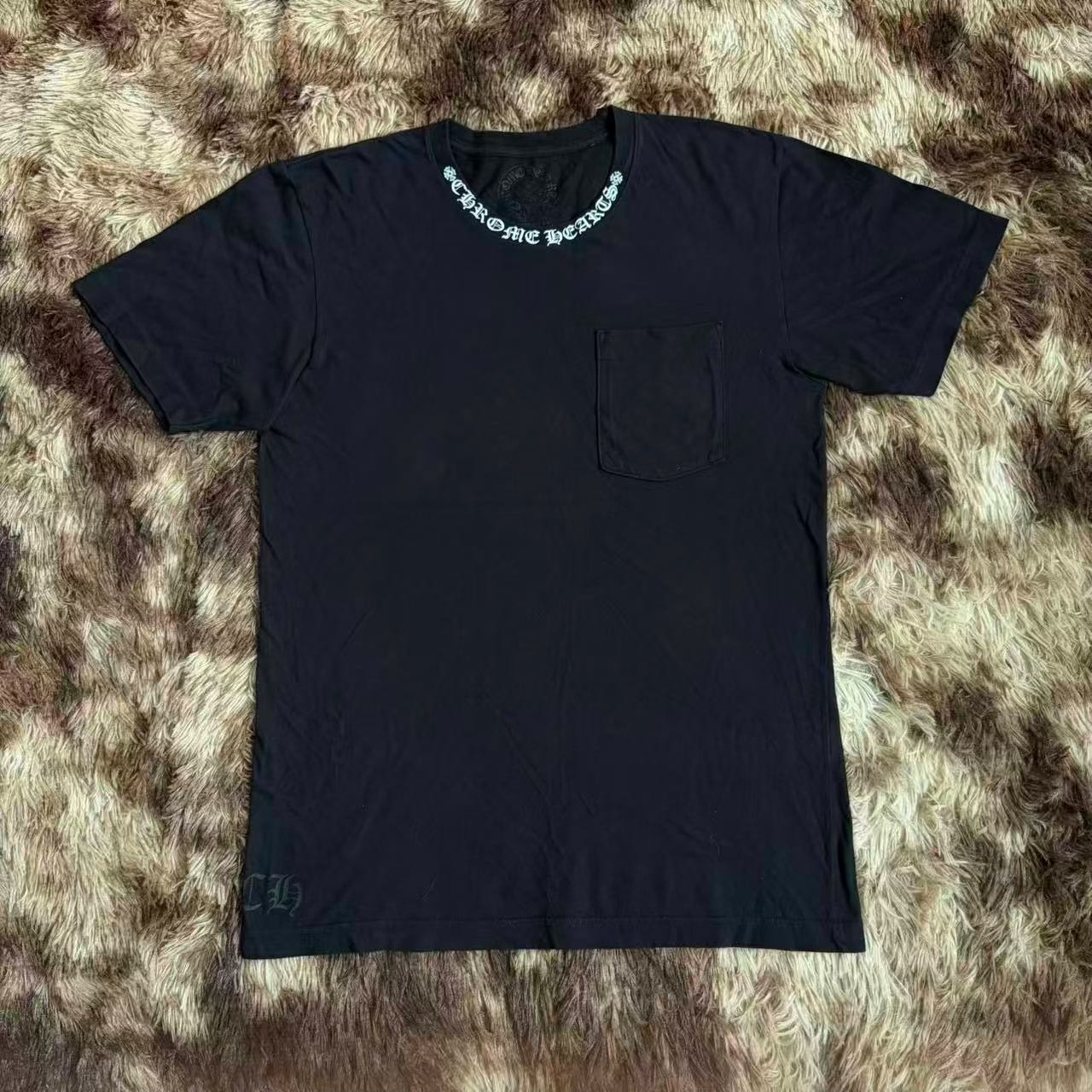 Chrome Hearts Black Short Sleeve T-Shirt