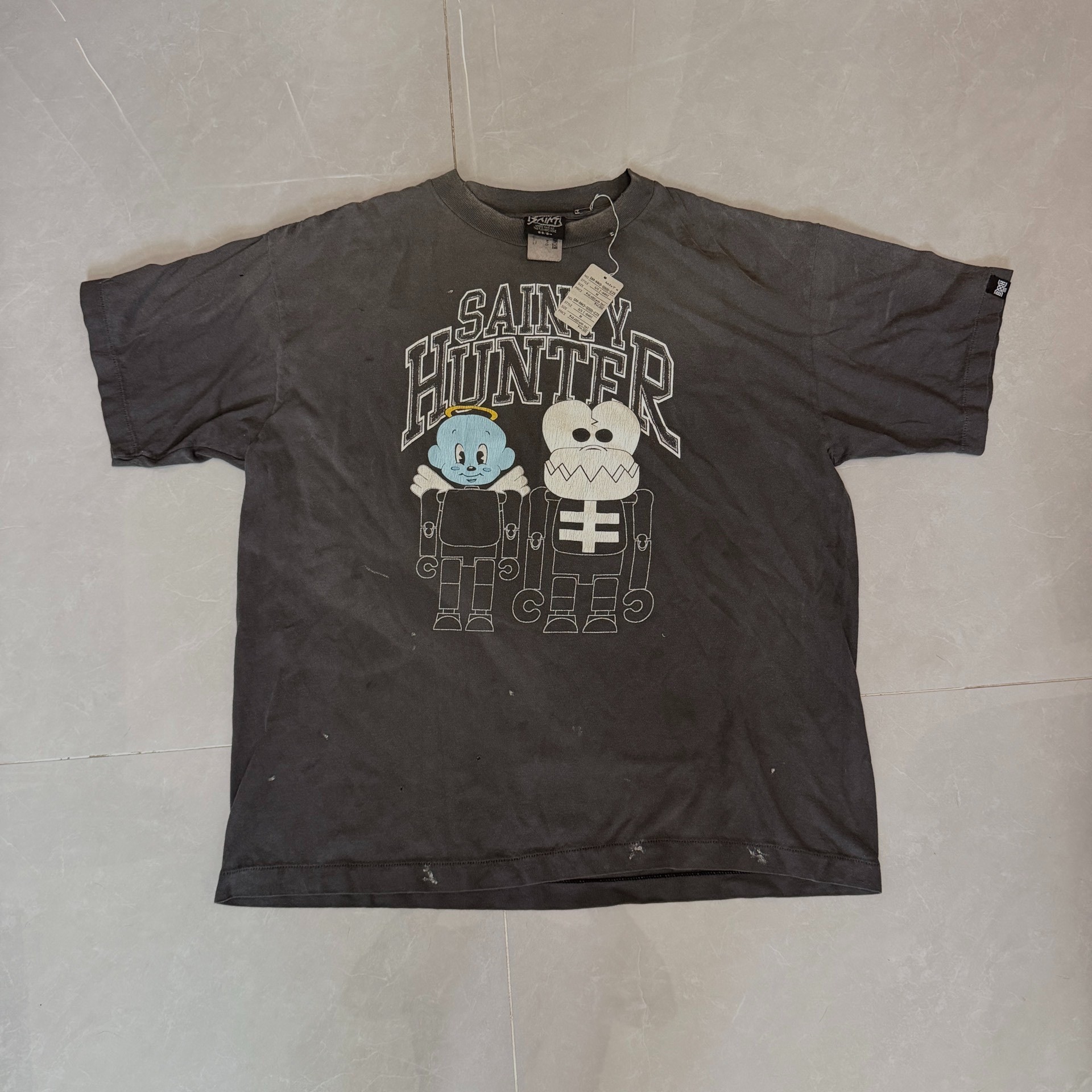 Saint Michael x Bounty Hunter Angel Skull Tee