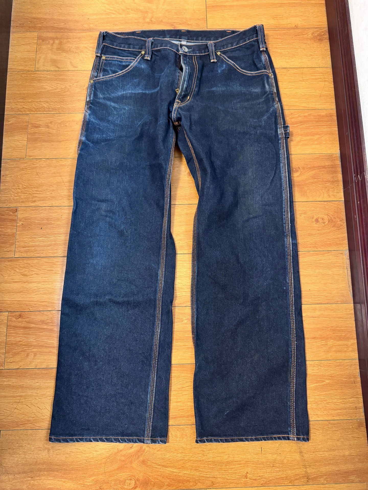 Iron Heart 817 Blue-Black Jeans