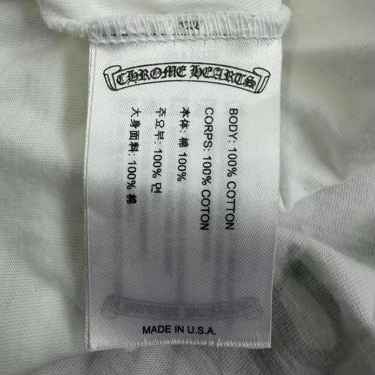Chrome Hearts Vegas Limited Cross T-Shirt — back