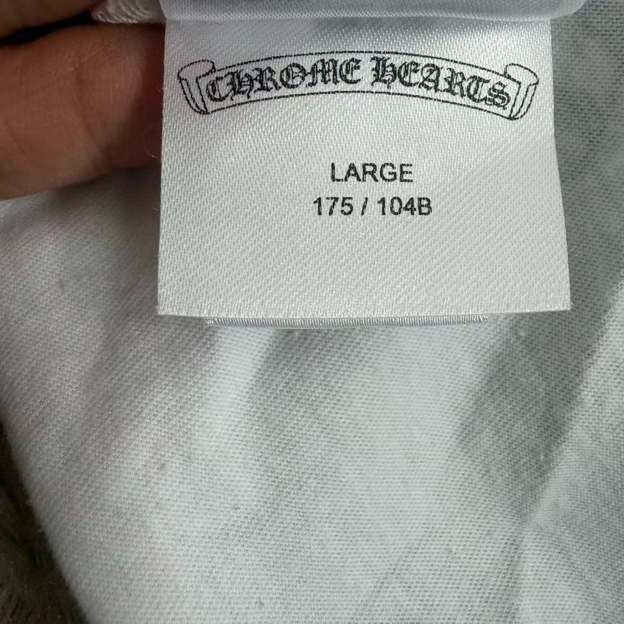 Chrome Hearts Vegas Limited Cross T-Shirt — label