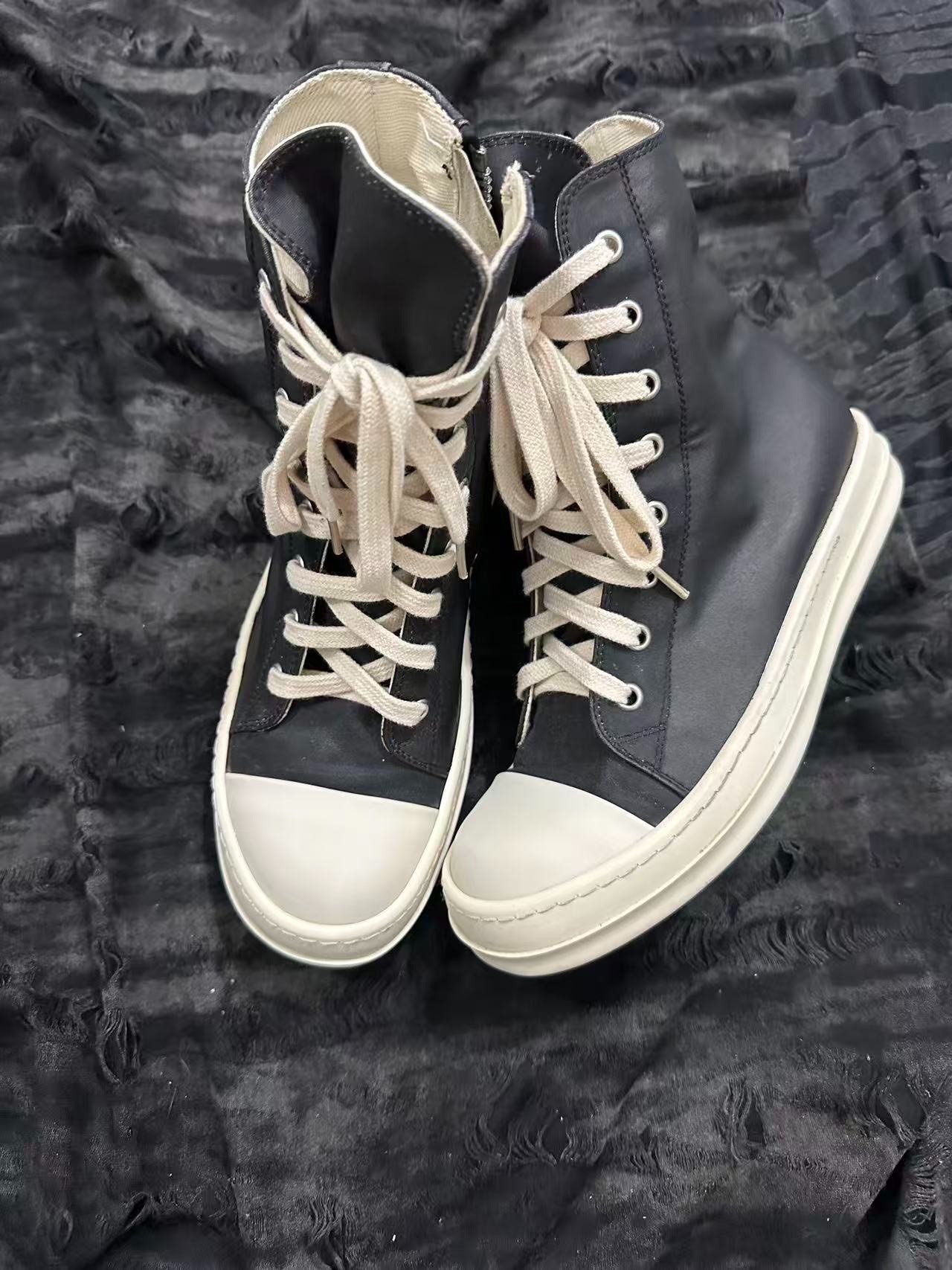 Rick Owens DRKSHDW Black High-Top Shoes